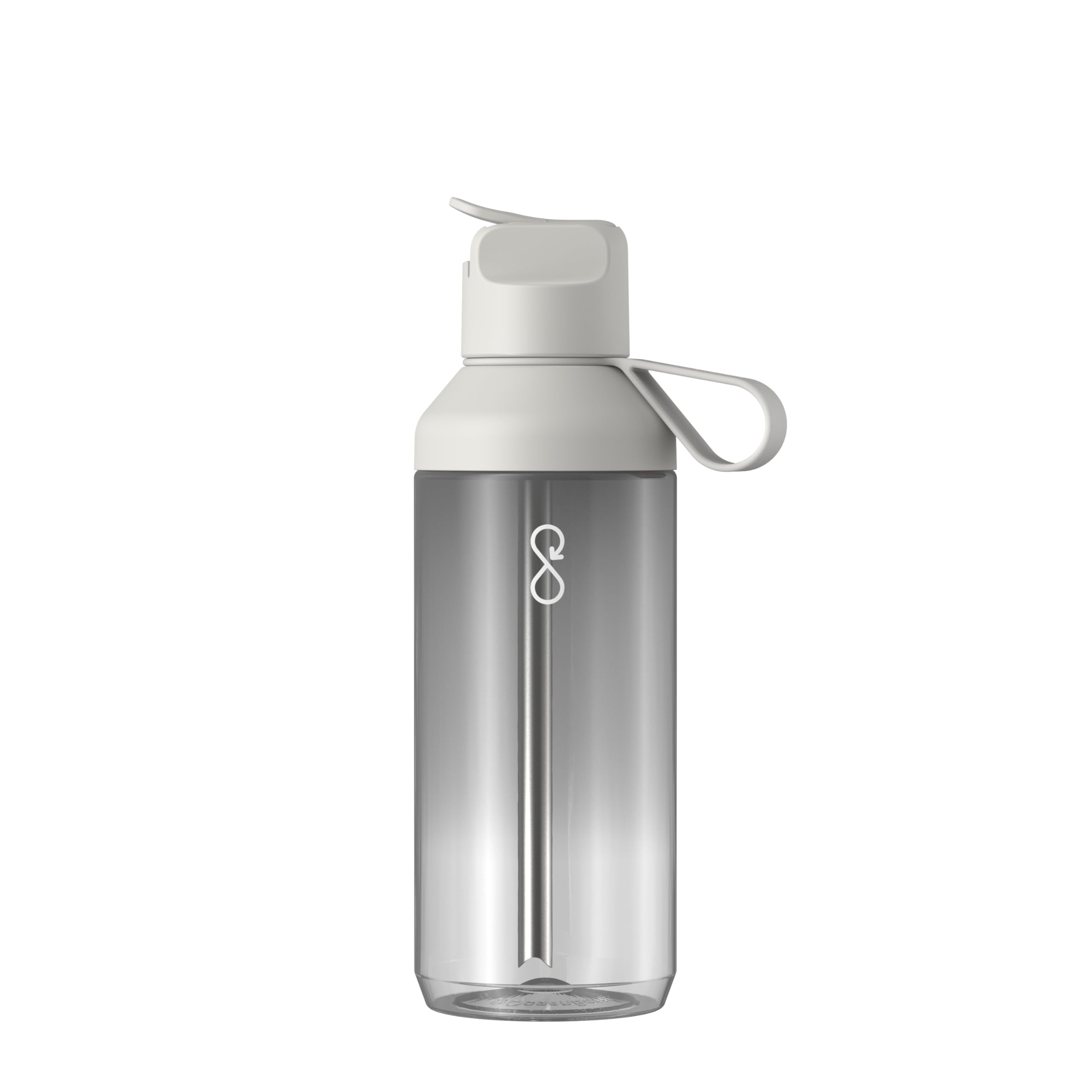 Ocean Bottle GO Clear 24 oz | Reusable Tritan Water Bottle | Lightweight & Durable | BPAFree with Straw Lid | Sustainable, Eco