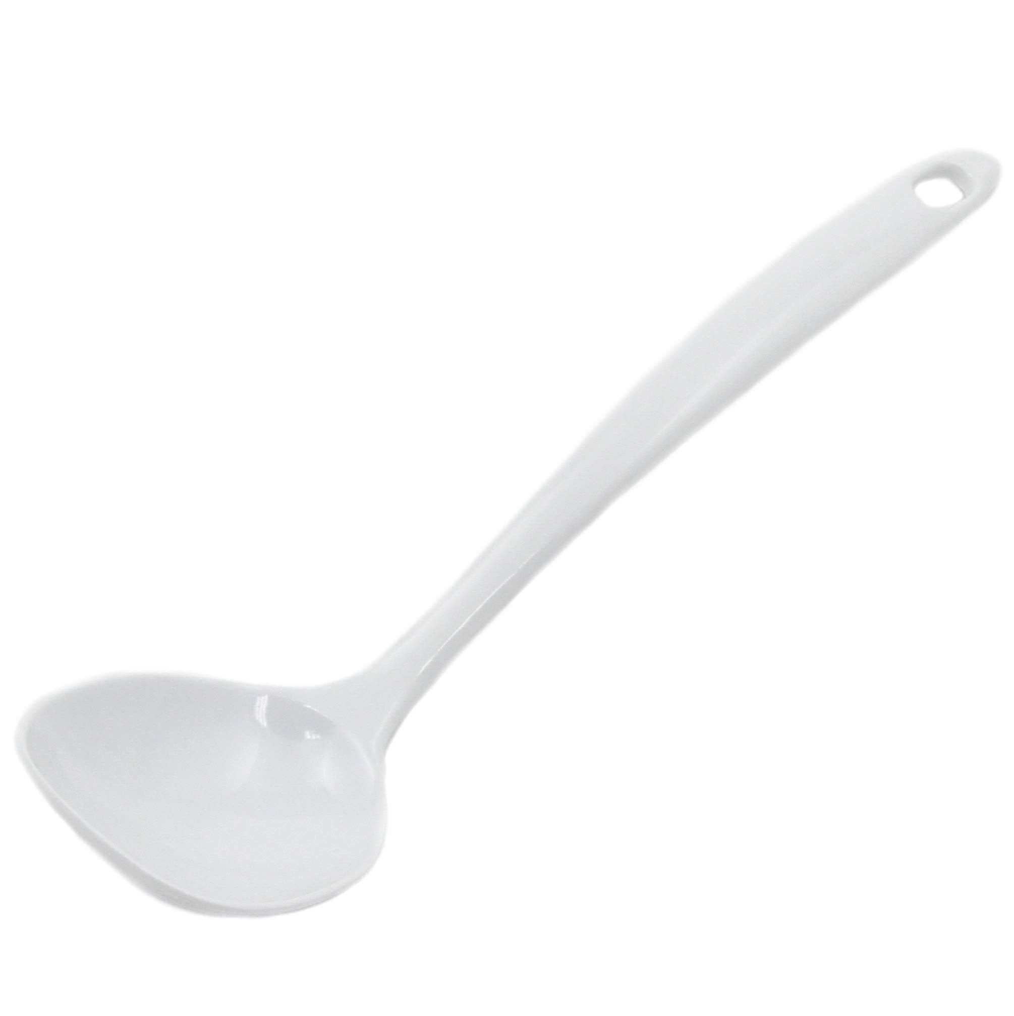 Chef Craft Basic Melamine Basting Spoon, 11.25 Inch, White