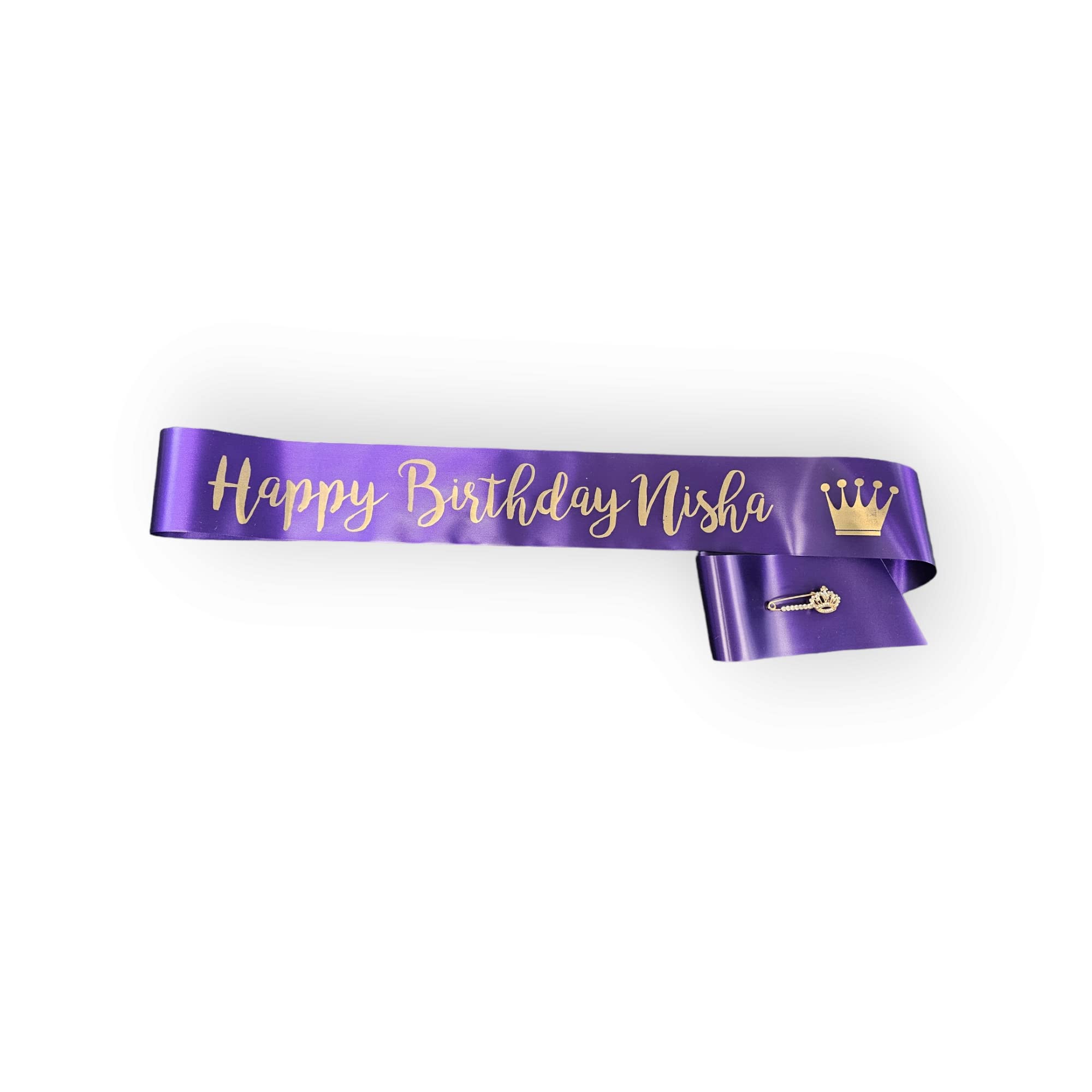 Amys Bubbling Boutique Personalized Sash Special Events or Occasions Custom Name Party Rhinestone Pin Baby Shower Halloween Bea