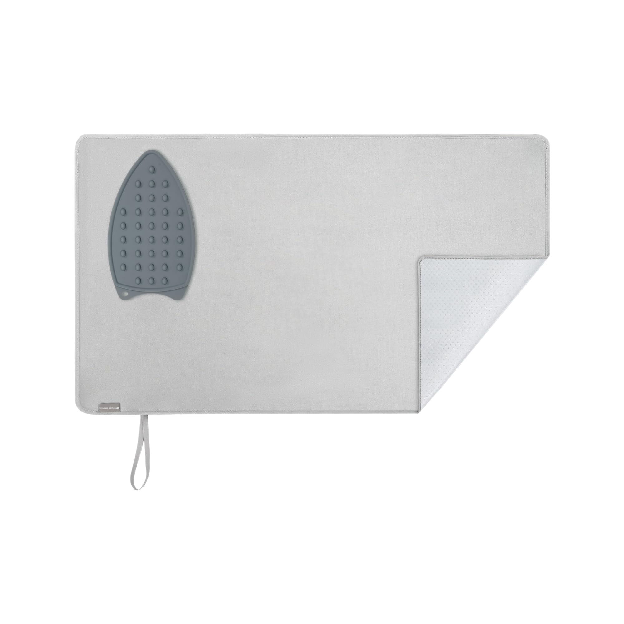 Storage Maniac Iron Mat Blanket, Travel Ironing Pad With Silicone Iron Holder, Fabric Ironing Board For Top Of Tabletop, Iron Sh
