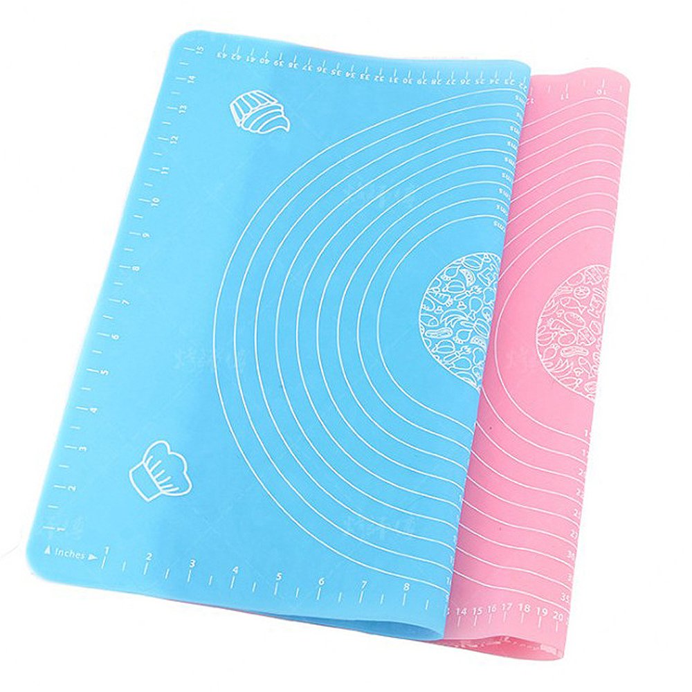 Gca Large Baking Silicone Pad Skid High Temperature Resistant,Pastry Fondant Silicone Work Rolling Baking Mat With Measurements