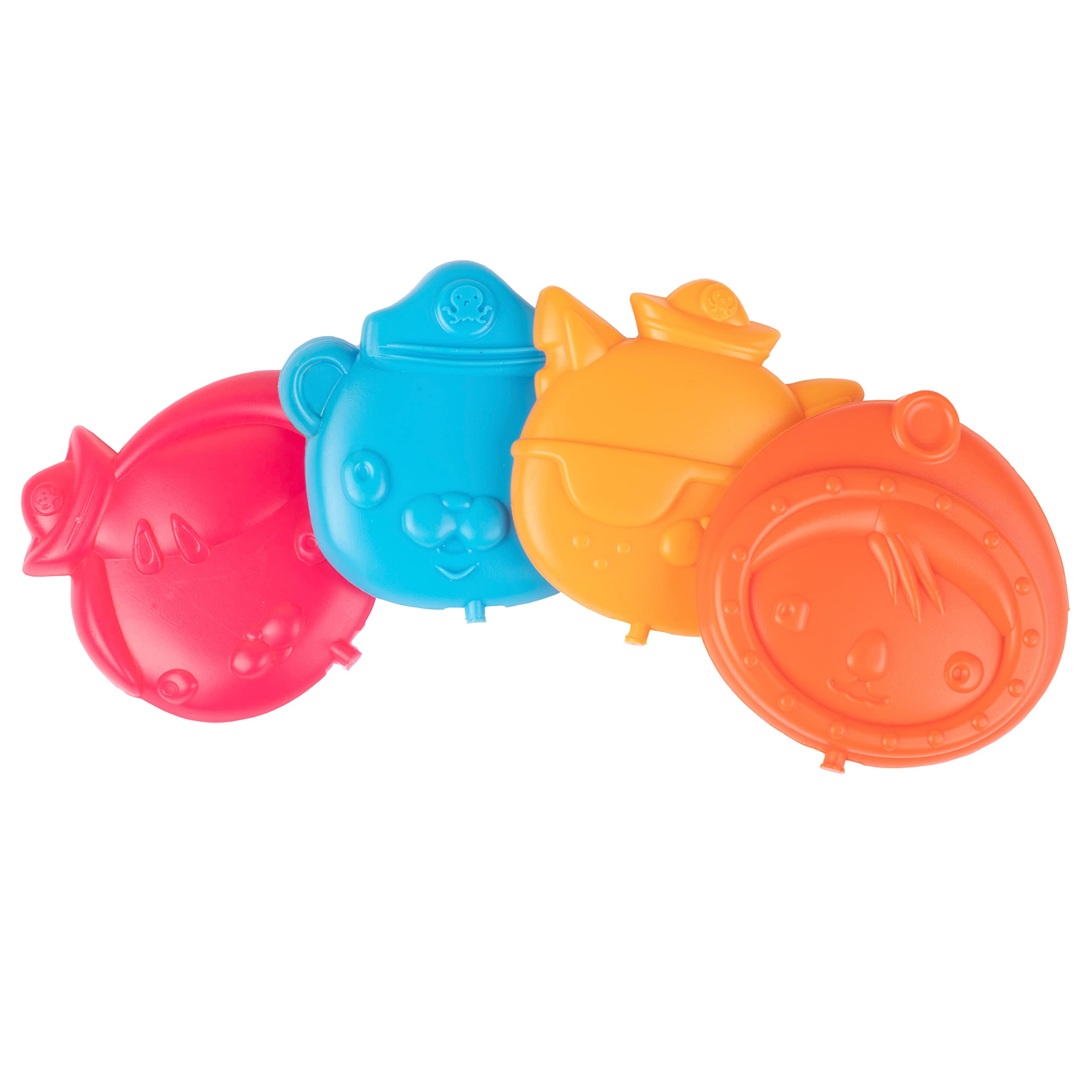 Scs Direct Octonauts Reusable Hard Ice Packs For Lunch Box Or Bag, 4 Pack, Store In Freezer And Keeps Kid'S Food Cold For Hours,