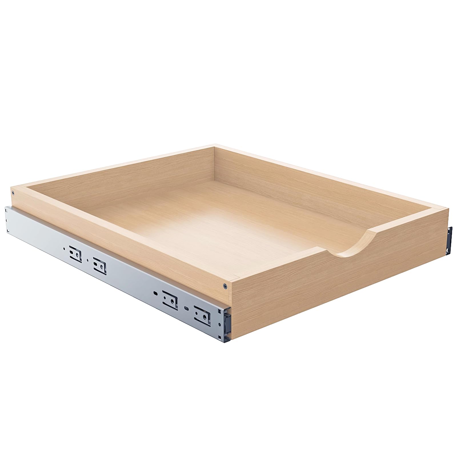 Mobirex Pull Out Drawers for Cabinet Wood 18 W x 22 D Slide Out Organizer