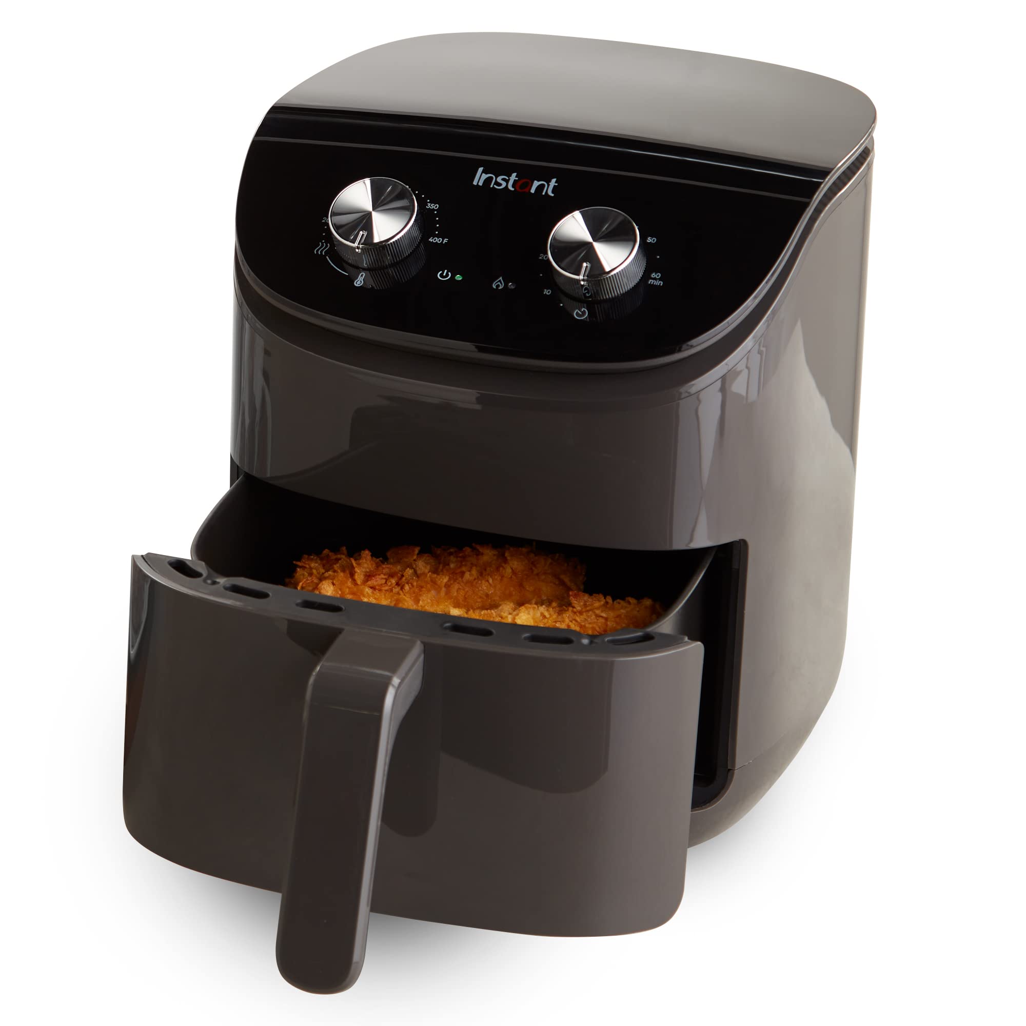 Instant Pot Essentials 4QT Air Fryer with EvenCrisp Technology that Crisps and Reheats, Easily Adjust Time & Temperature For Qui