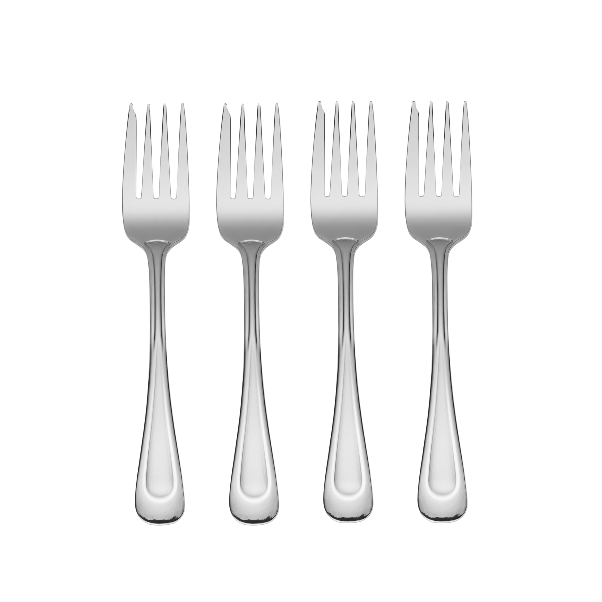 Oneida Satin Sand Dune Everyday Flatware Salad Forks, Set Of 4