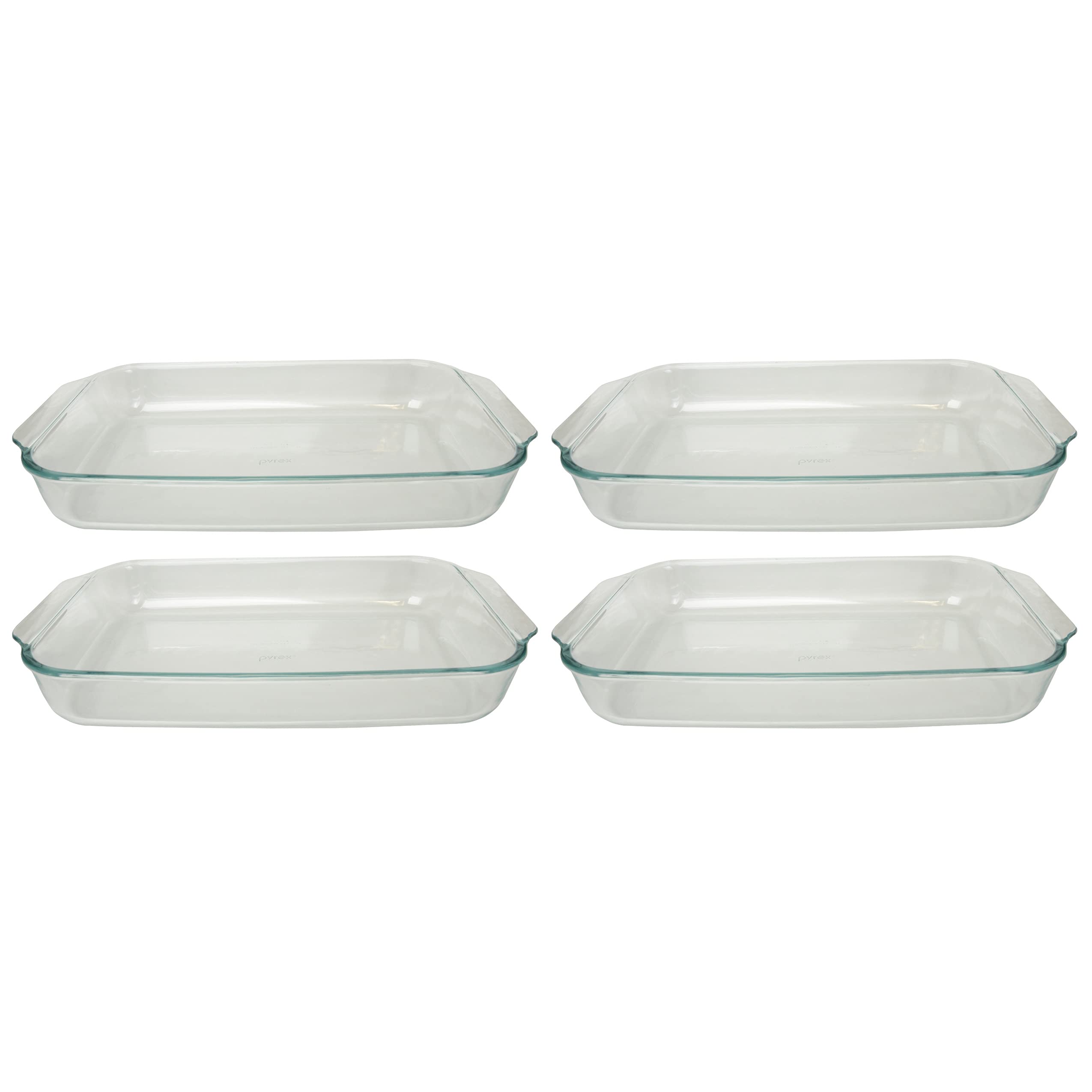 Pyrex 233 3Quart Glass Baking Dishes (4Pack)  Made in USA