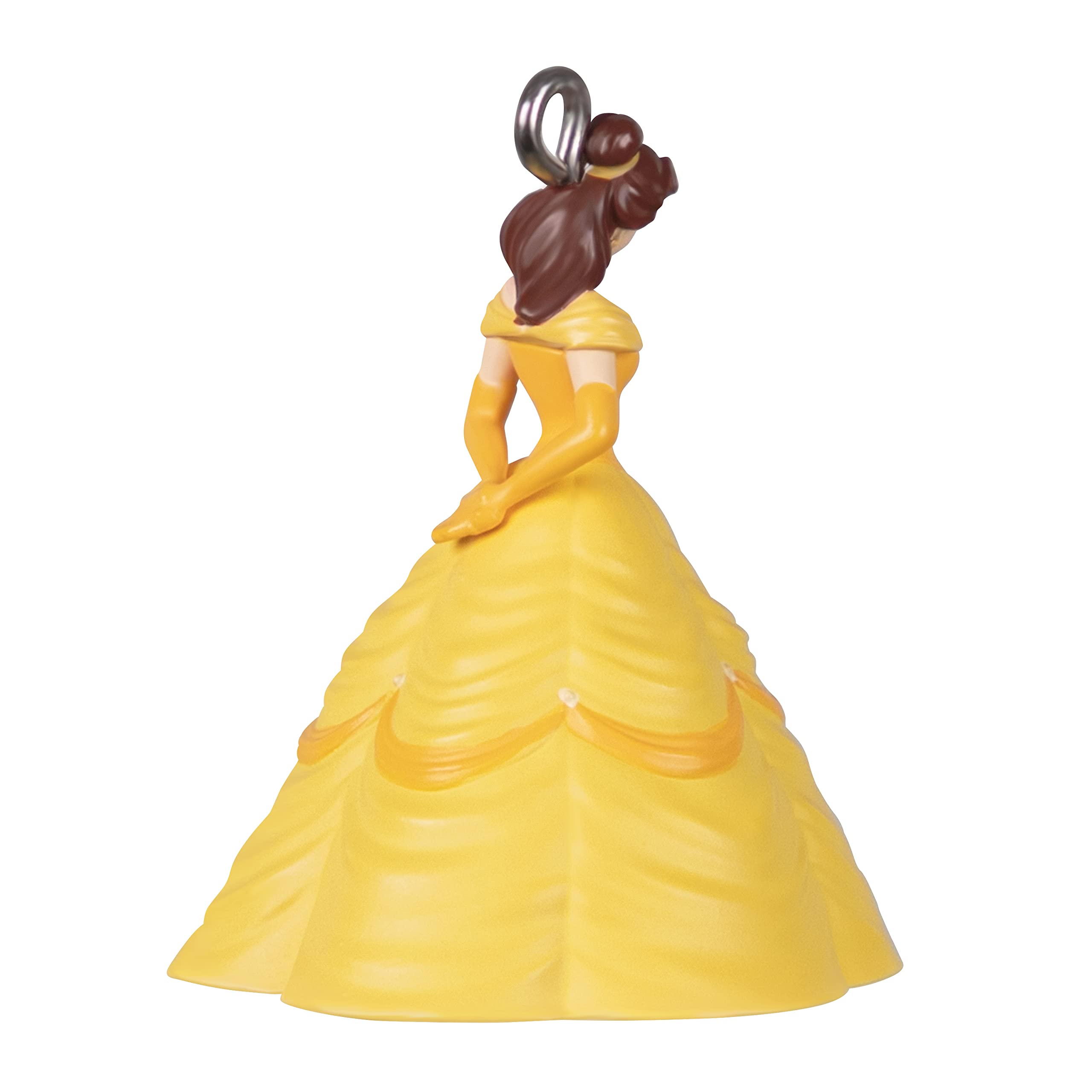 Hallmark Keepsake 1.25 Miniature Plastic, Christmas Ornament 2022, Disney Beauty and The Beast Belle, Mini