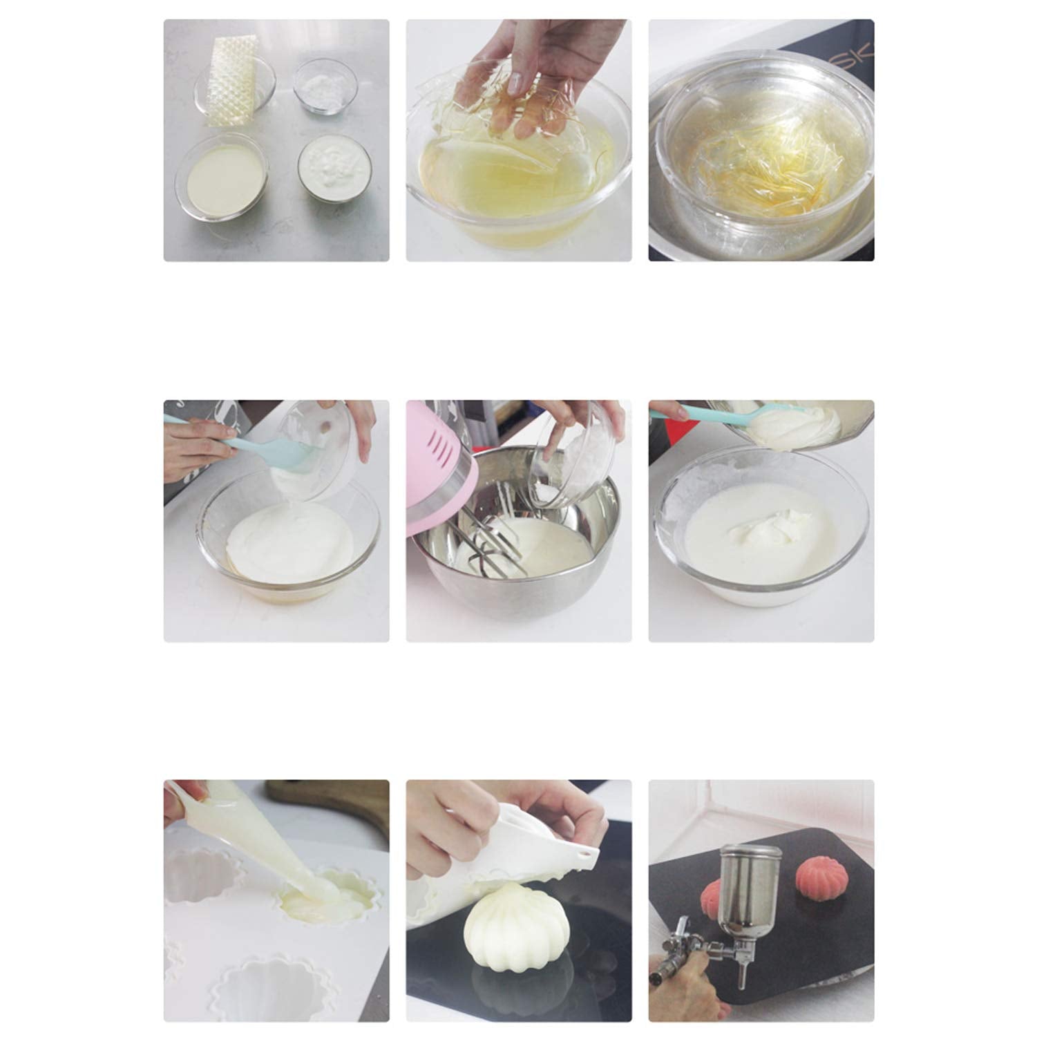 Ocpo Kitchen 3D Pear Silicone Mold For Baking Mousse Cake, 3D Fruit Silicone Mold For Cakes, French Dessert Mold, Ice Cream, Cak