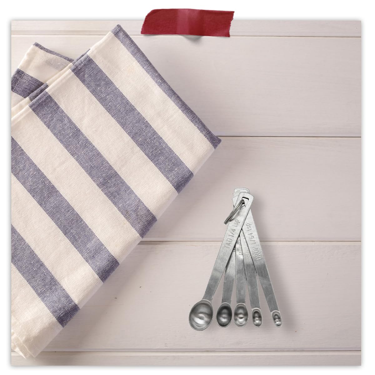 Mini Measuring Spoons 4-Piece Set - Nip, Smidgen, Pinch, Dash - For Cheesemaking, Baking, Seasonings, And More - Easily Measure
