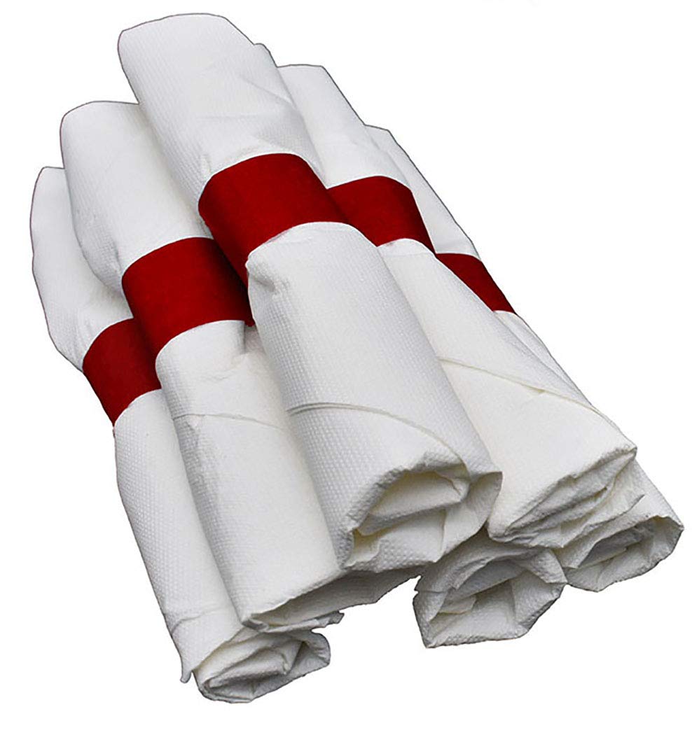 Perfect Stix - Napkin Band Red-1000 Napkin Bands, 1.5'' X 4.5'', Red (Pack Of 1,000)