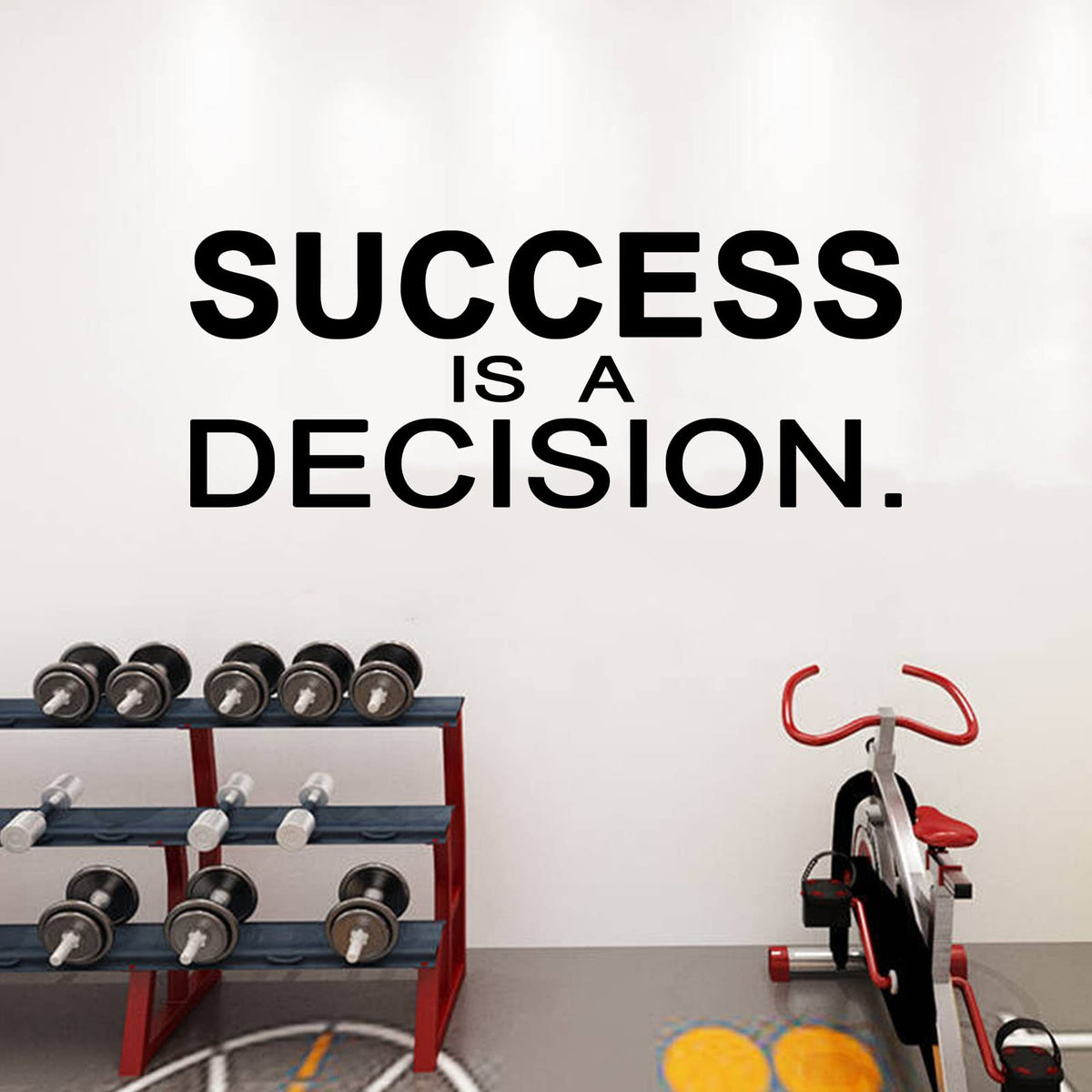 Wall Sticker, Inspirational Wall Decals, (Easy To Apply), Vinyl Wall Decor Art Quotes Motivational Gym Office School Classroom L