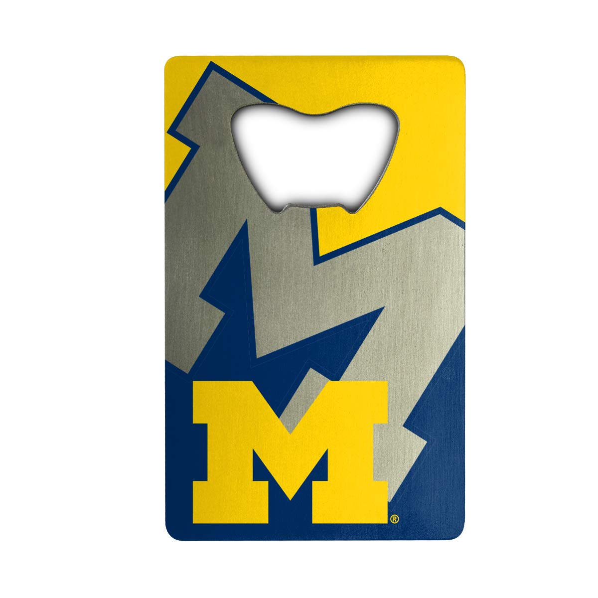 FANMATS 62582 Michigan Wolverines Credit Card Style Bottle Opener - 2    x 3.25