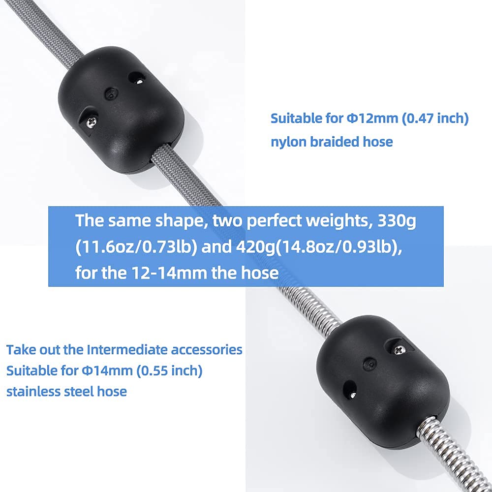 Xuchuan 14.80Oz(420G/0.93Lb) Universal Kitchen Pull Down Faucet Hose Weight Ball, Sink Basin Pull Out Sprayer Heavy Gravity Repl
