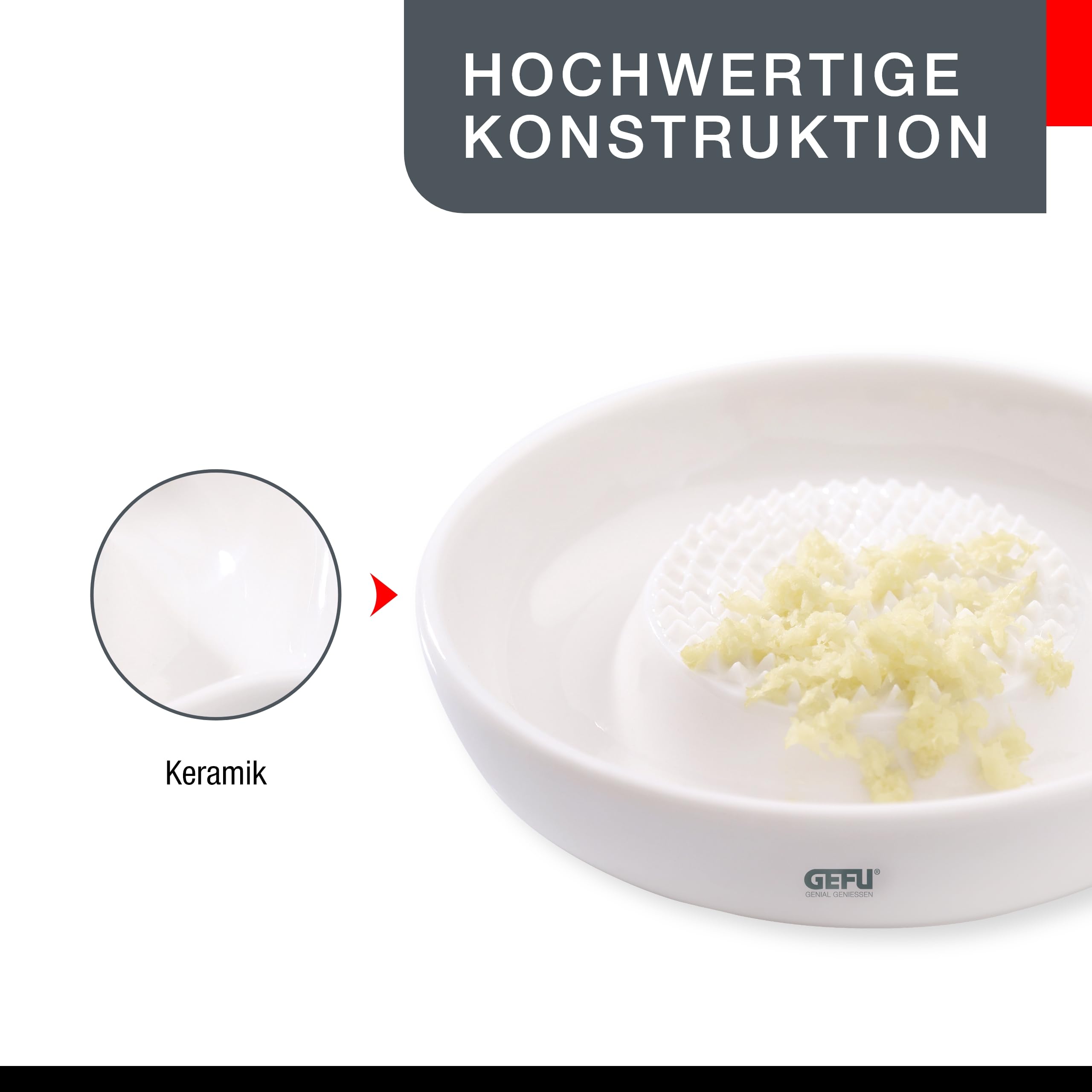 Gefu Ginger Grater Ceramic