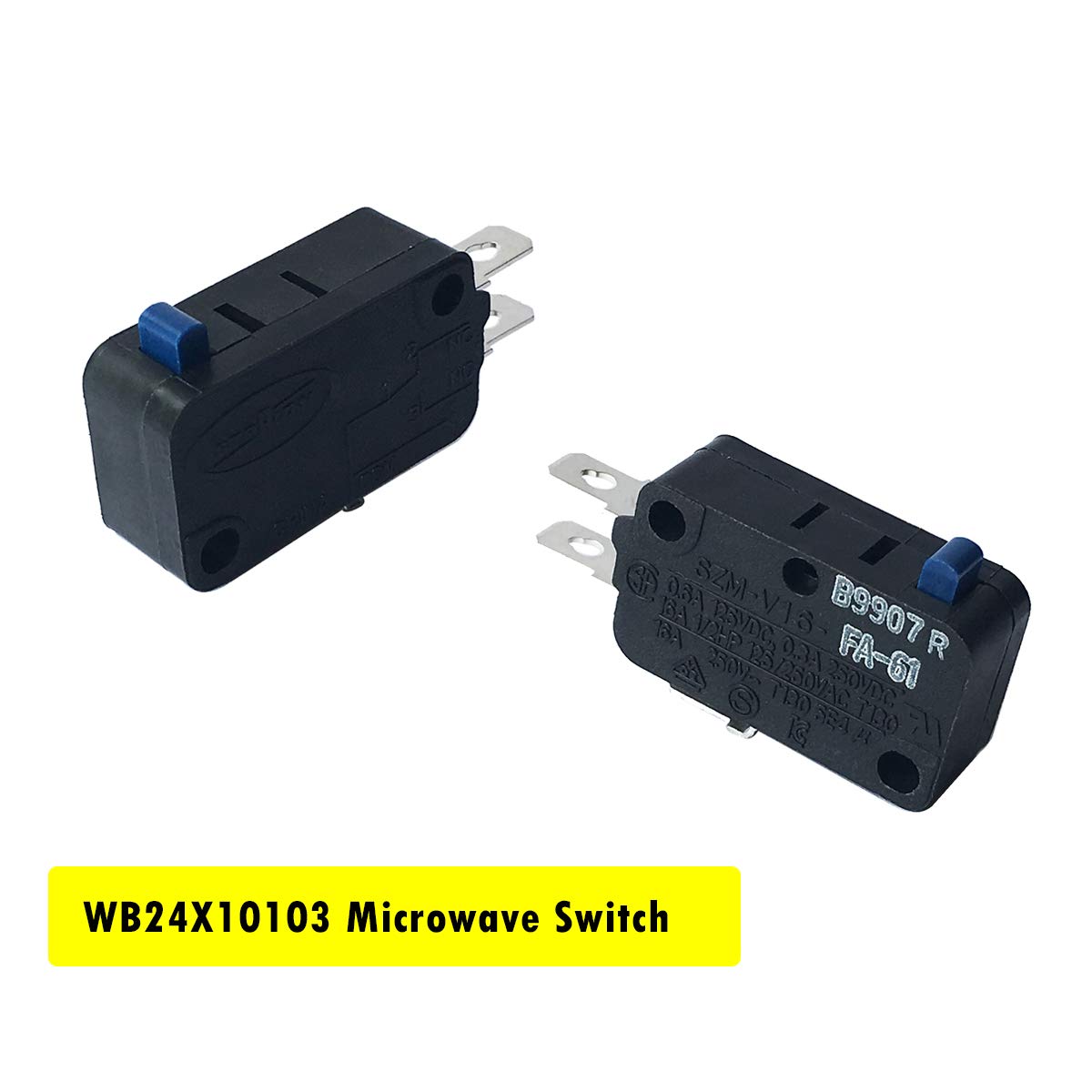 Lonye Wb24X10103 & 3B73361E & Szm-V16-Fd-63 Microwave Door Switch Replacement For Ge Microwave Szm-V16-Fa-61 Szm-V16-Fa-62