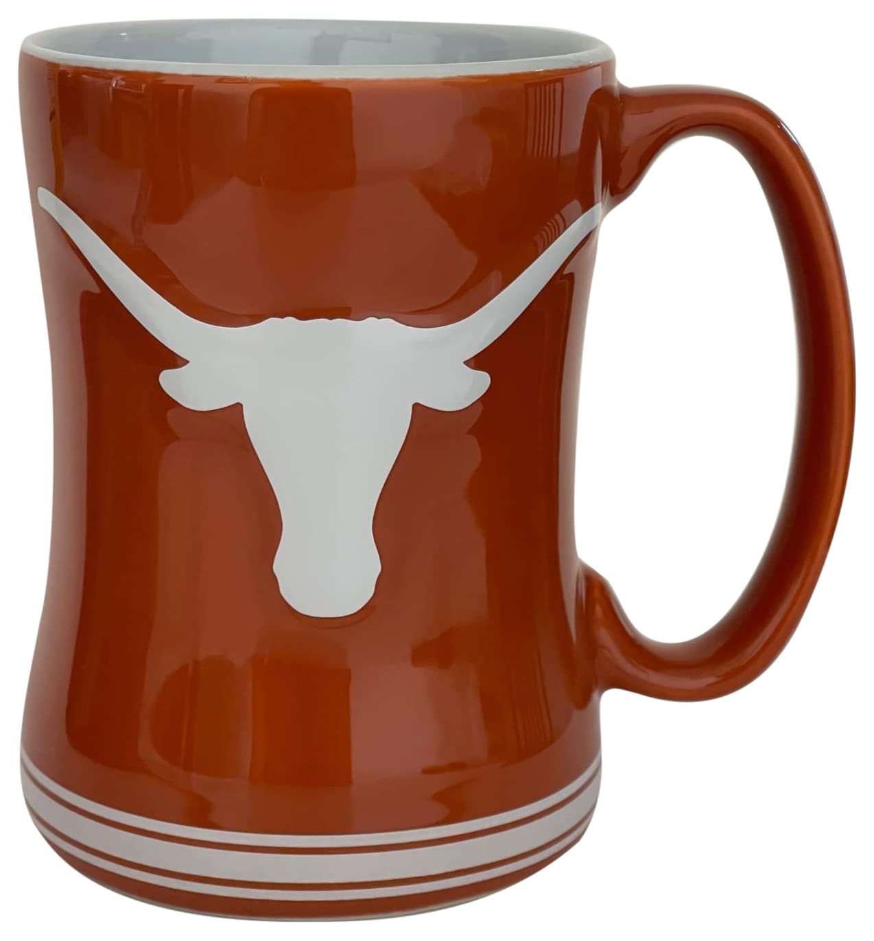 Boelter Brands Ncaa Texas Longhorns Coffee Mug14Oz Sculpted Relief, Team Color, 14 Ounce