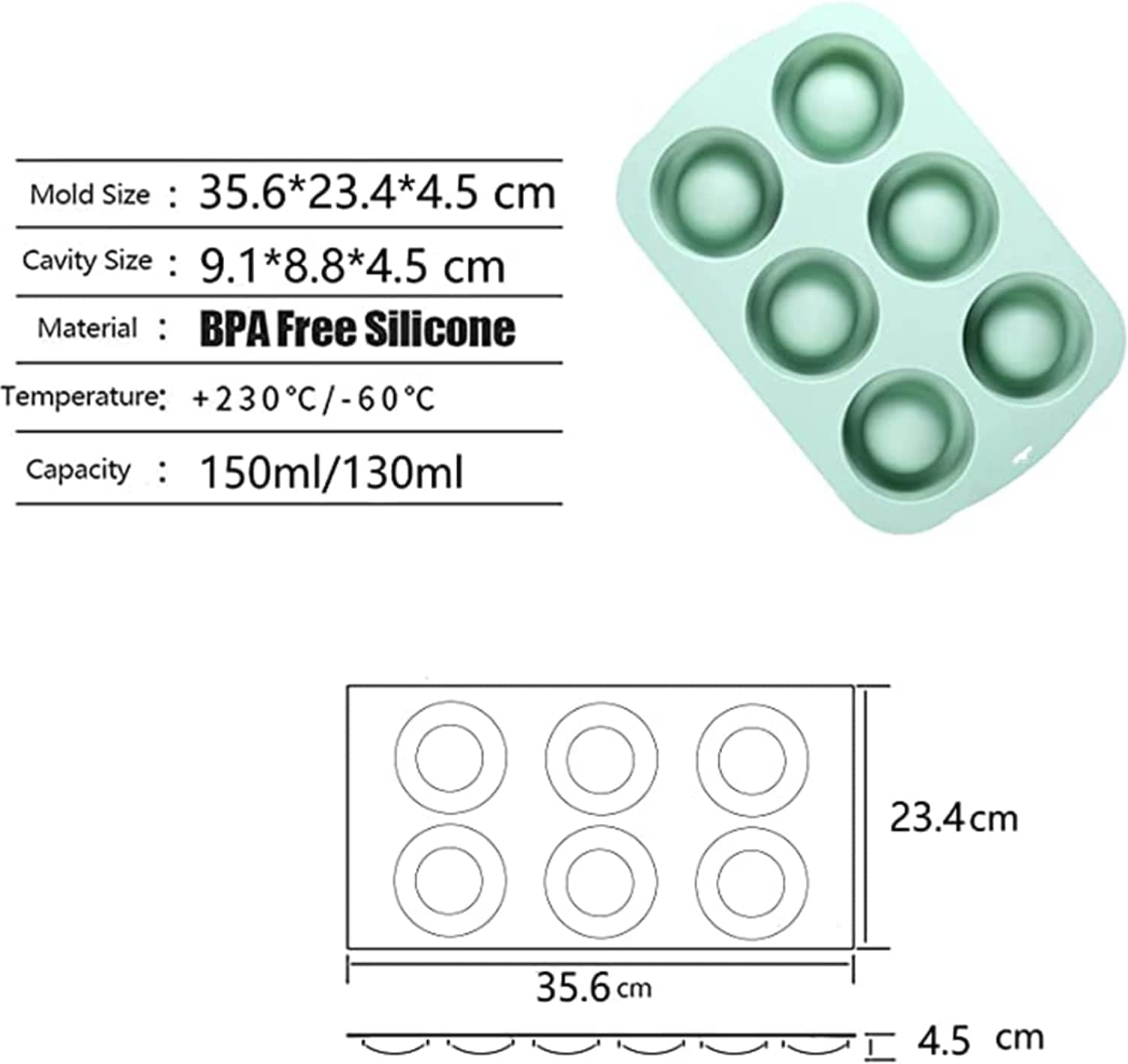Double-Sided Use Silicone Mold For Mousse Cake Baking,3D Baking Molds Dessert Molds For Pastry Truffle Pudding Jelly Cheesecake