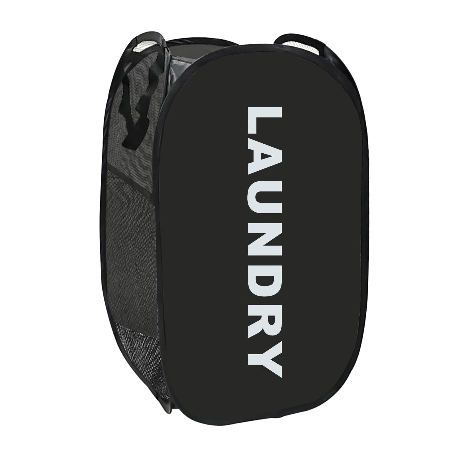 Aplter Collapsible Laundry Basket Foldable Laundry Hamper Pop Up Basket Dirty Clothes Hamper For College Dorm, Travel, Cruise, H