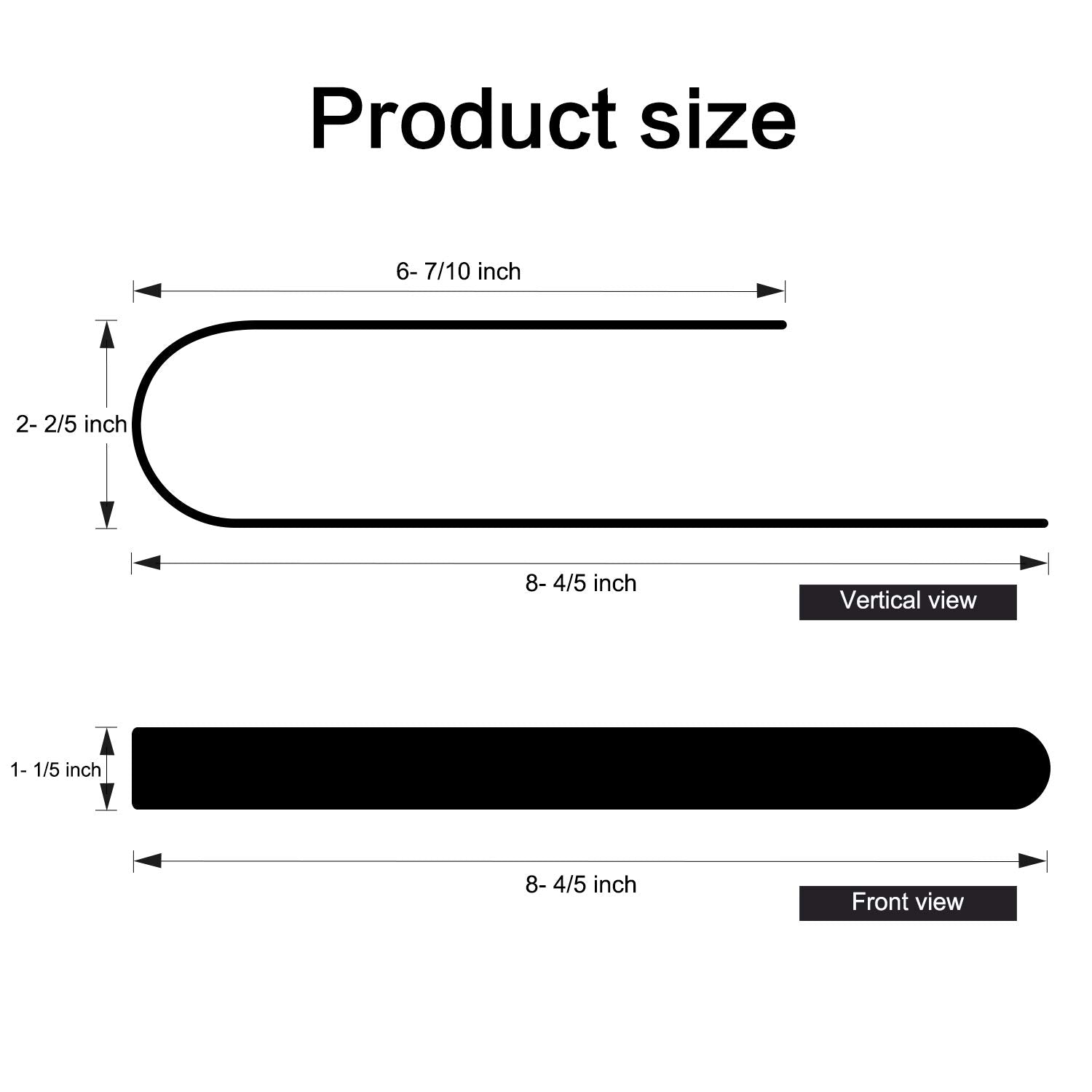 Houseaid Self Adhesive Hand Towel Holder For Bathroom, Stainless Steel Adhesive Towel Bar, No Drilling Modern Hand Towel Hanger,