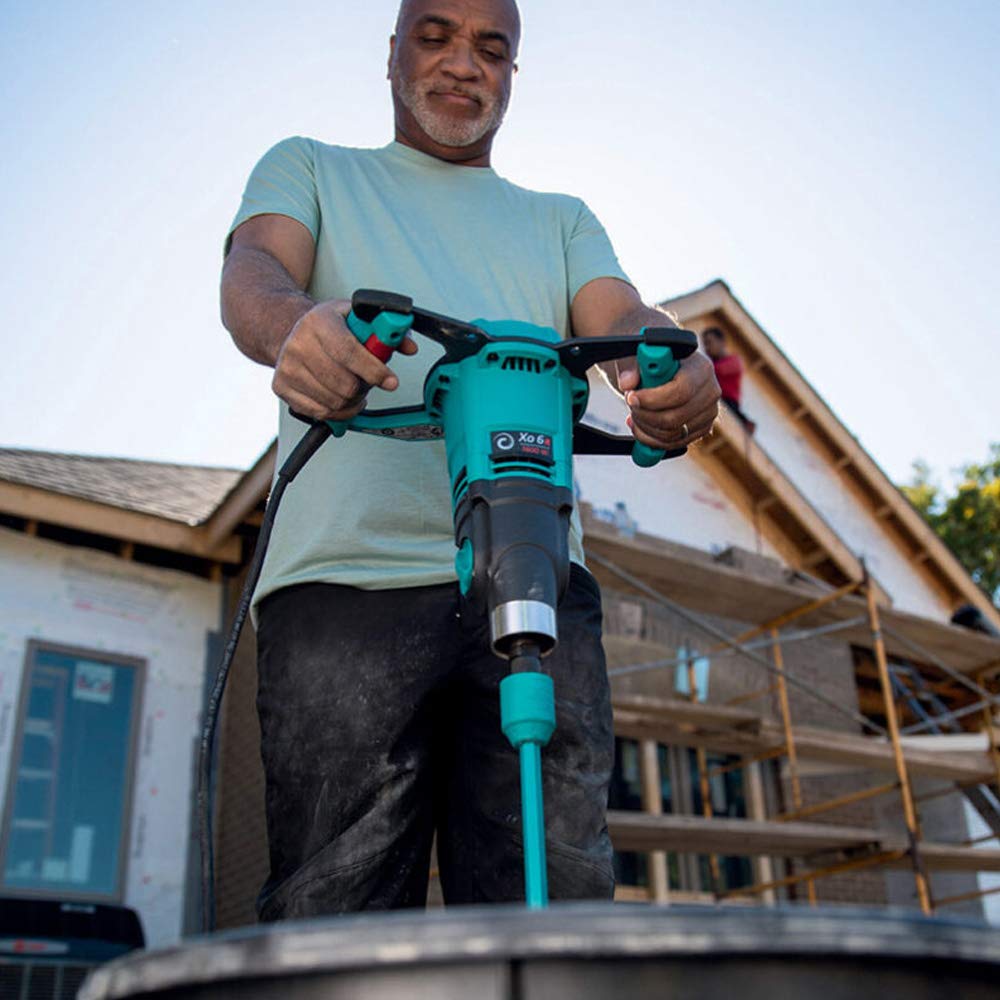 Collomix Epoxy Mixing Paddle - Lx Series 4.7'' Mixer Drill Bit For Paint, Coatings, And Thin Low Viscosity Materials & Hexafix C