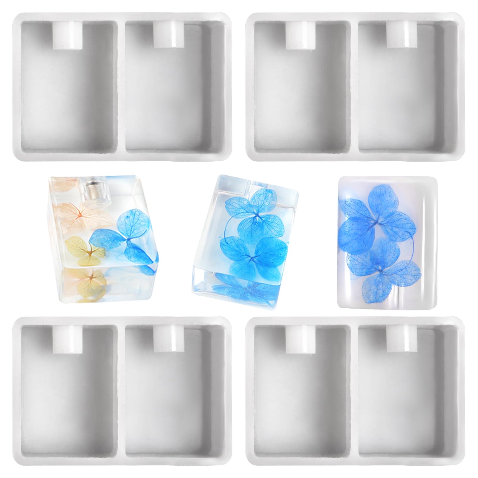 3D Light Bulb Christmas Resin Molds, 4 Pack, Christmas Tree Decoration Light Silicone Molds For Diy Light Bulb Ornaments, Cake D