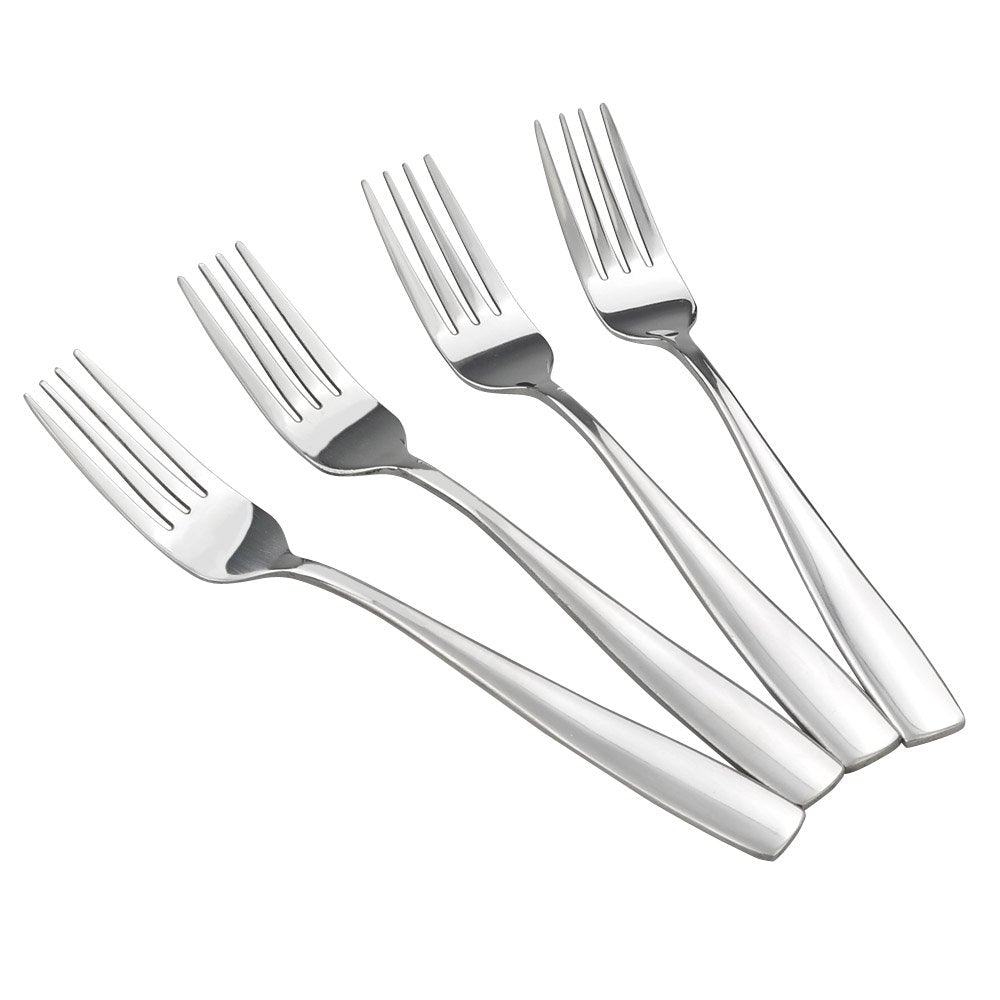 Hommp 16-Piece Stainless Steel Dinner Forks, 8.27-Inch