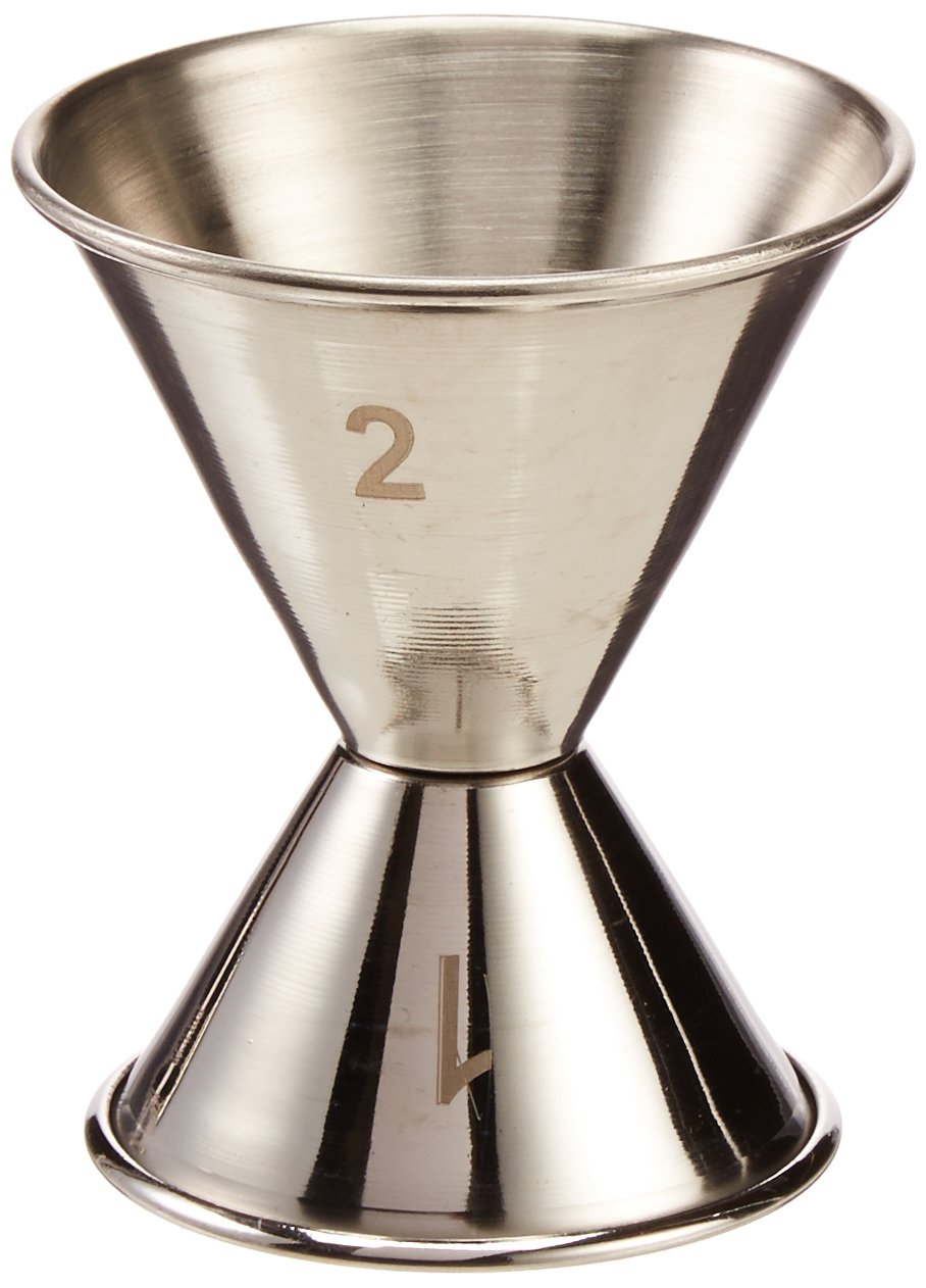 American Metalcraft J205 Jiggers, 2.5'' Length X 2.5'' Width, Silver