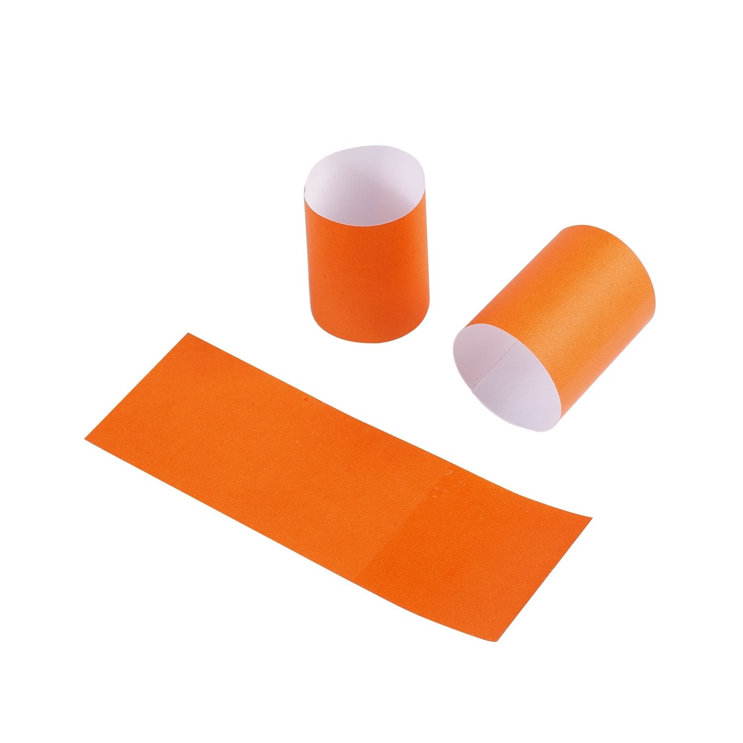 Gmark Paper Napkin Band Box Of 2500 (Orange), Paper Napkin Rings Self Adhesive Gm1061