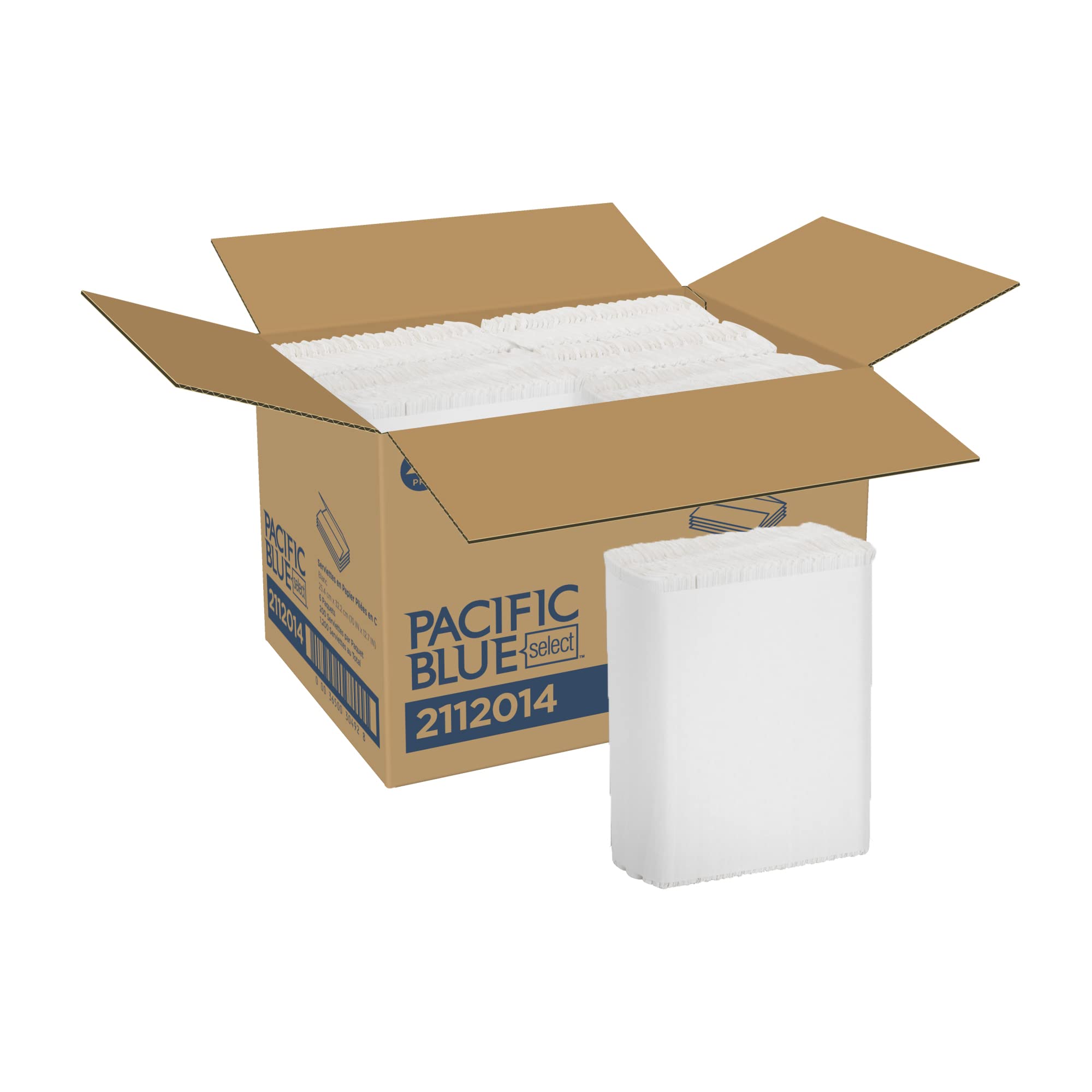 Georgia-Pacific Professional Series Premium 1-Ply C-Fold Paper Towels By Gp Pro (Georgia-Pacific); White; 2112014; 200 Towels Pe