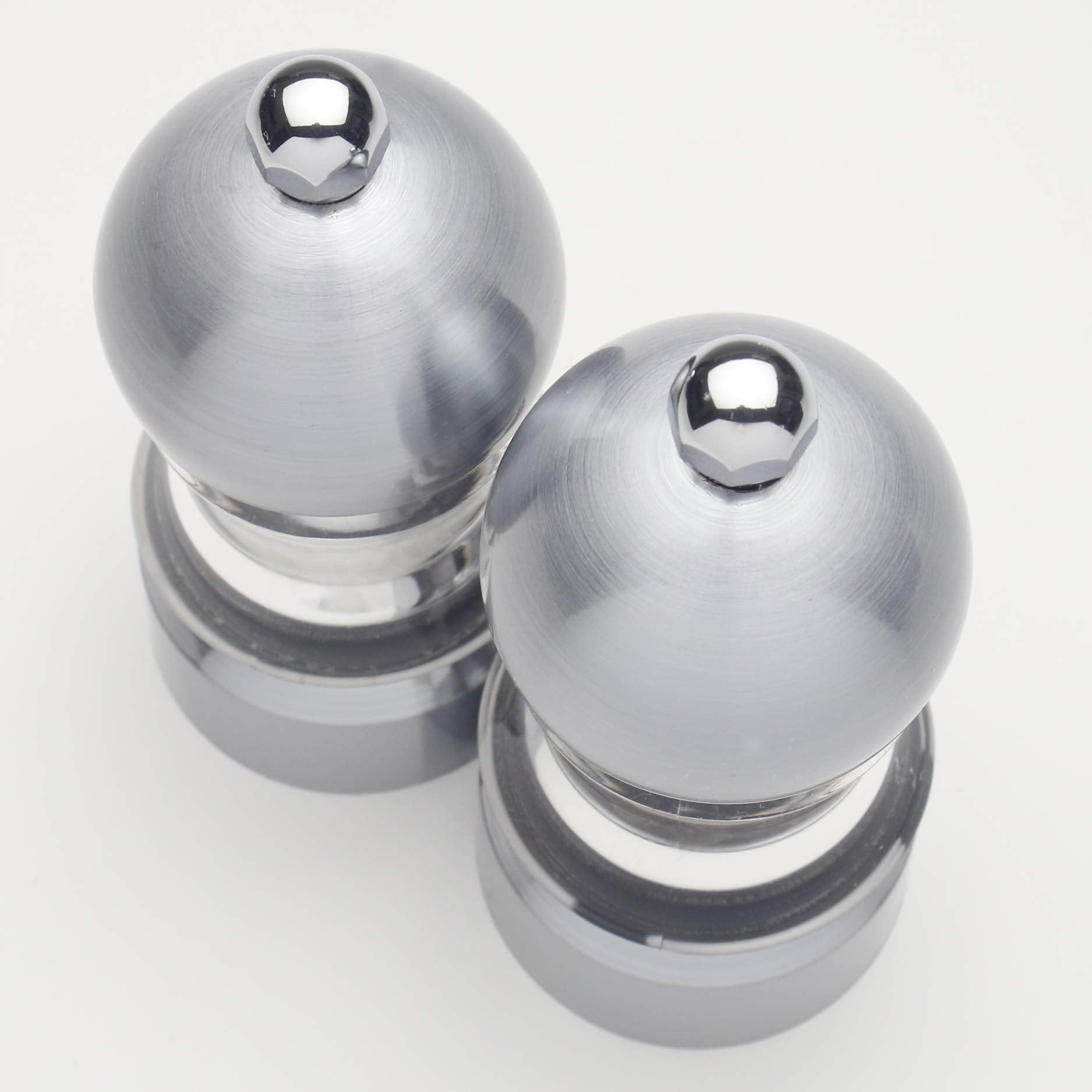Chef Specialties 3.5'' Metro Pepper Mill And Salt Mill Set, Clear