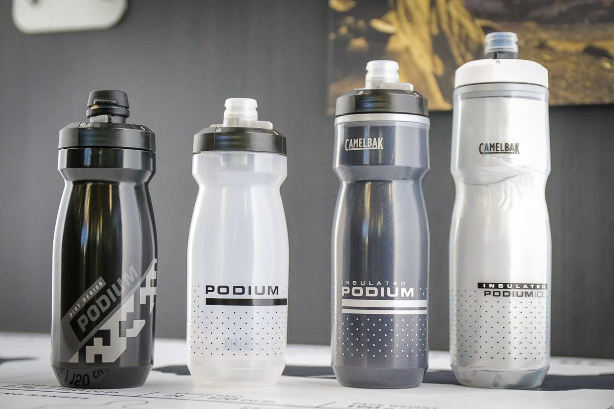Camelbak Podium Dirt Series Mountain Bike Water Bottle 21Oz, Black