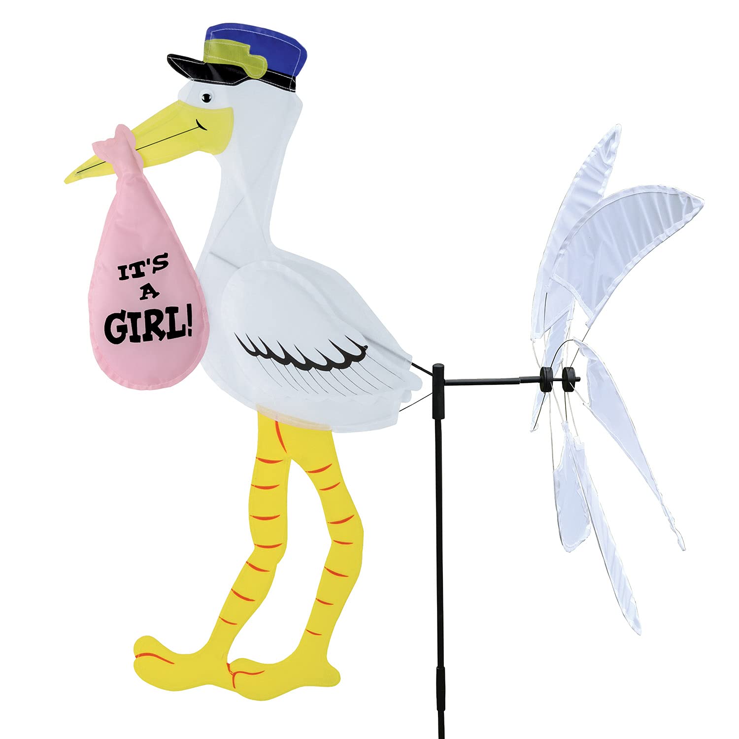 Stork Wind-Wheel Party Accessory (1 count) (1/Pkg)