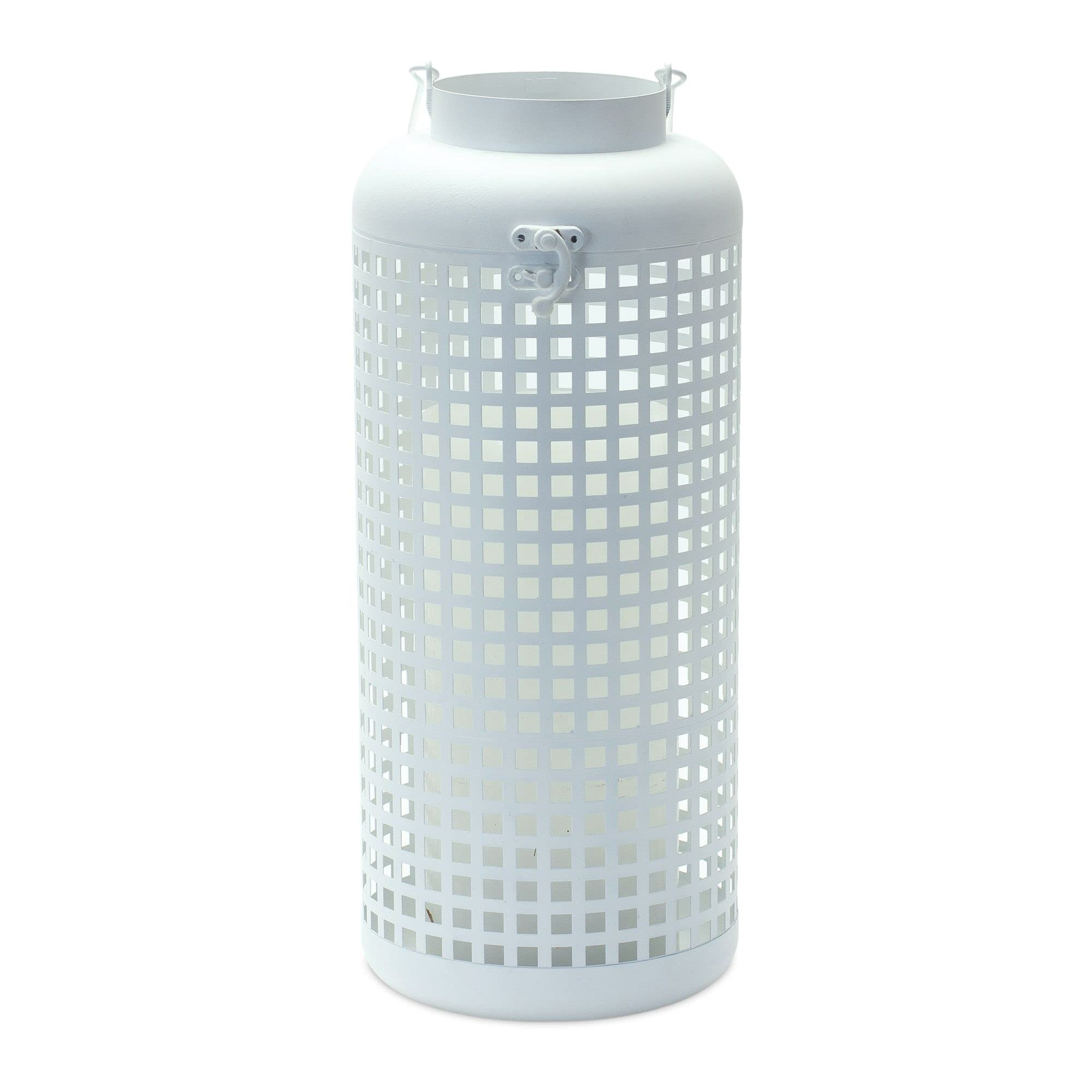 Melrose Iron Candle Holder with White Finish 85665DS