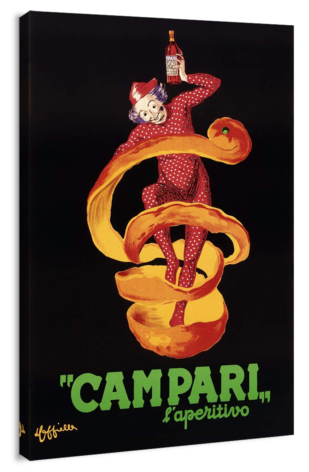 Canvas Print Wall Art - Vintage Poster Bitter Campari By Leonetto Cappiello - 24X36 Inches