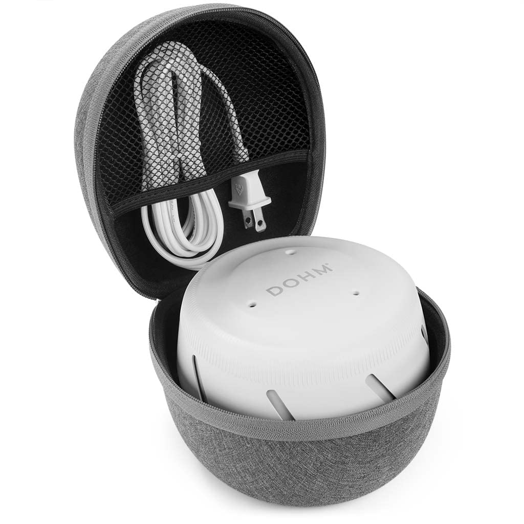 Yogasleep Dohm Uno White Noise Sound Machine + Travel Case, Real Fan Inside For Non-Looping, Sound Machine For Travel, Office Pr