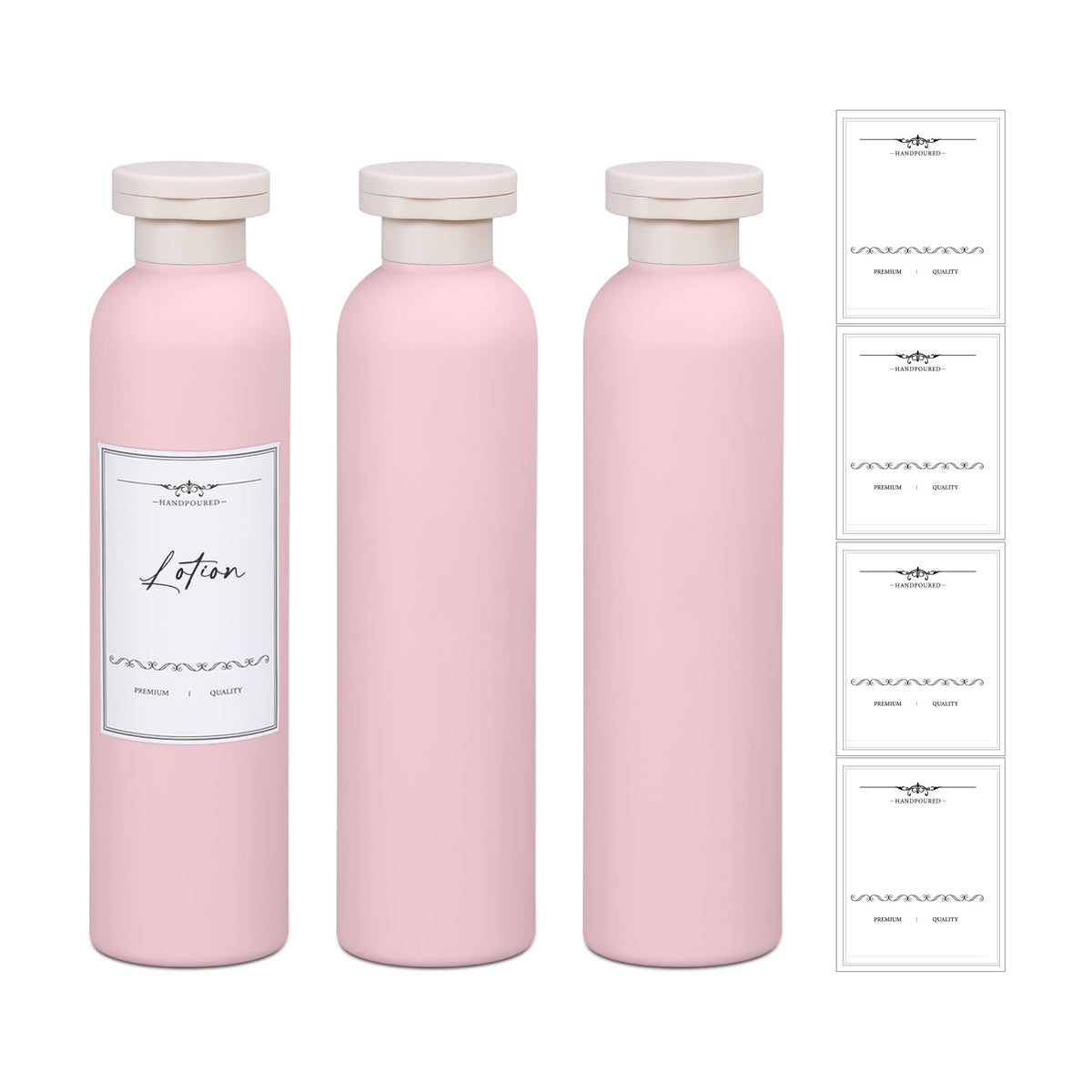 Umetass 8.8Oz Travel Essentials Shampoo Bottles For Toiletries,Empty Plastic Squeeze Bottles With Flip Cap For Toiletries Travel