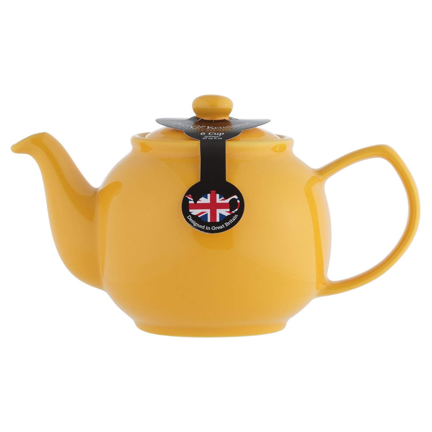Price & Kensington 0056.782 Price And Kensington Mustard 6 Cup Teapot, Stoneware