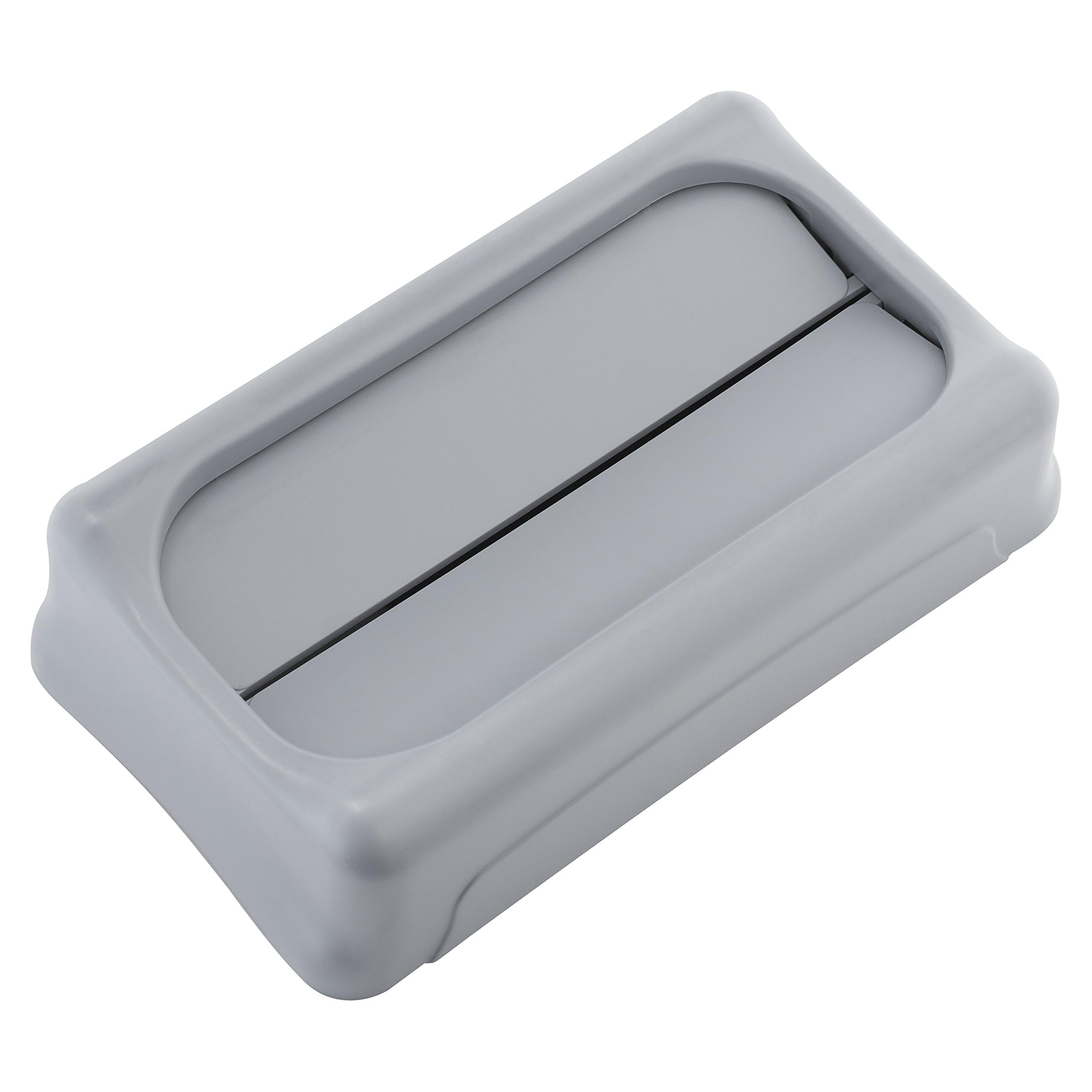 Rubbermaid Commercial Rcp 2673-60 Gra Rcp267360Gy Swing Lid For Slim Jim Waste Container, Gray