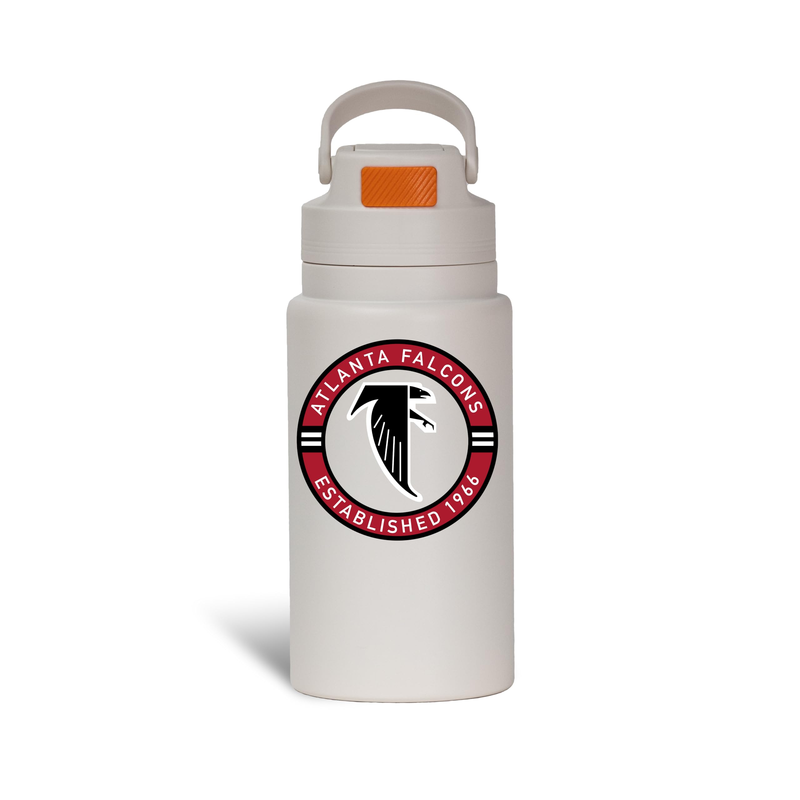 The Memory Company Officially Licensed 26oz Water Bottle with Flip Up Lid, Atlanta Falcons