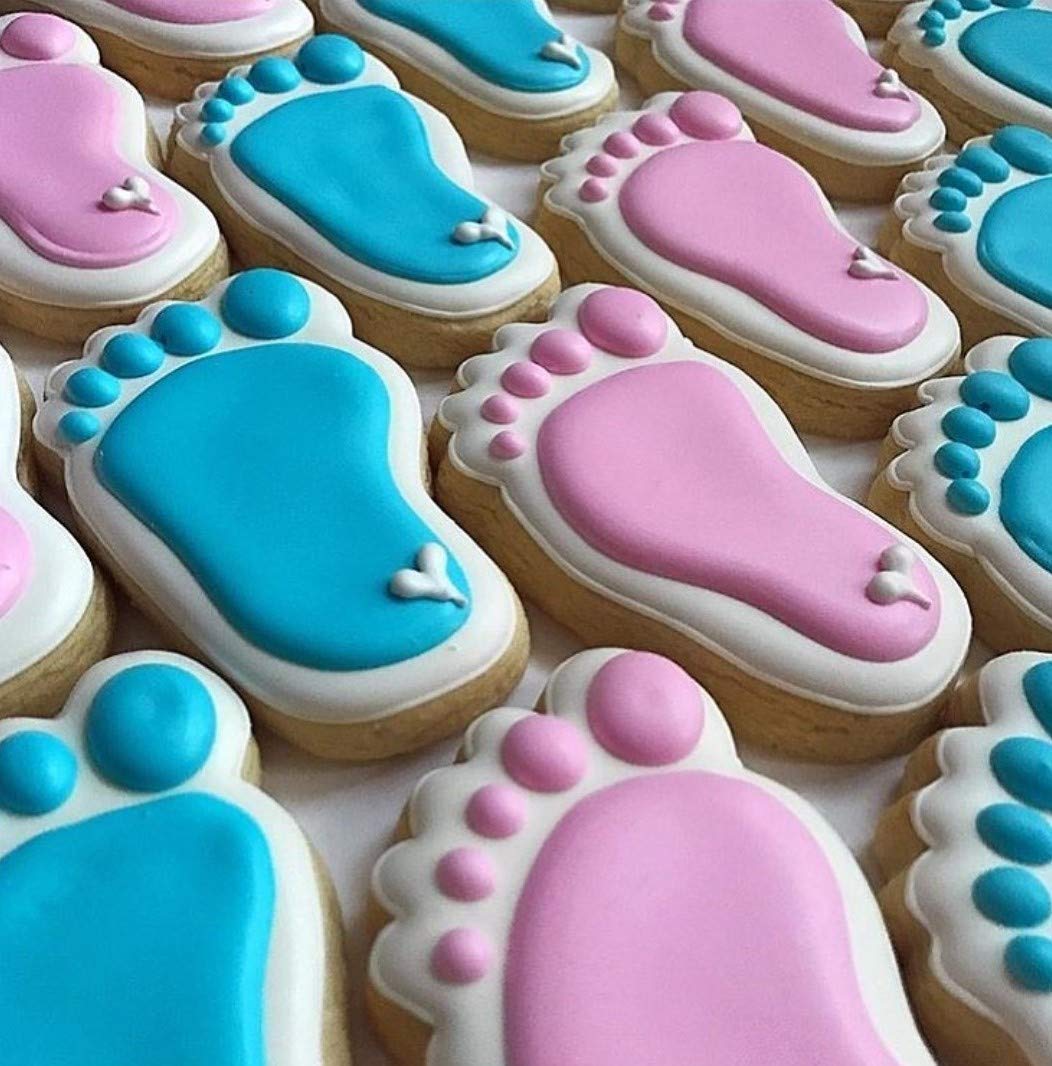 Foot/Footprint Cookie Cutter, 3.75'' Made In Usa By Ann Clark