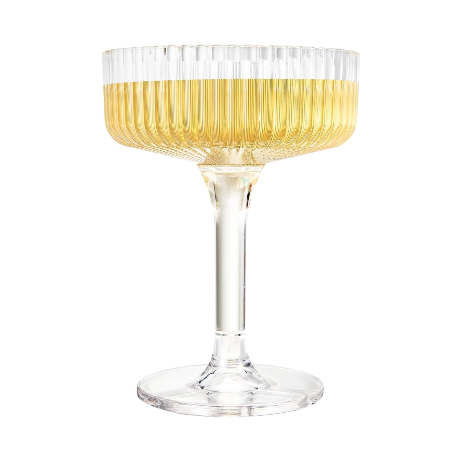 Premium ACRYLIC Champagne Tower Kit | 21 Stackable 7 oz