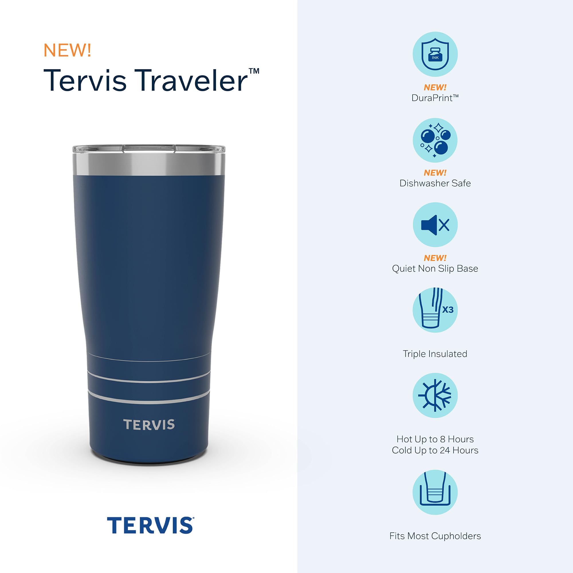 Tervis Traveler Wicked - Unlikely Friendship Triple Walled Insulated Tumbler Travel Cup Keeps Drinks Cold & Hot, 20Oz, Stainless