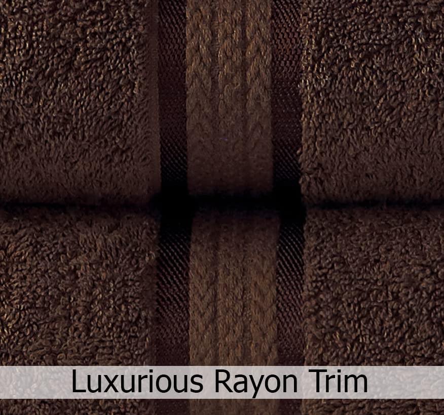 Cotton Craft Ultra Soft Oversized Bath Towels - 4 Pack Extra Large Bath Towels - 30X54 - Absorbent Everyday Luxury Hotel Spa Gym