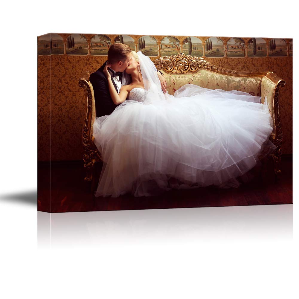 Nwt Custom Canvas Prints With Your Photos For Wedding, Personalized Canvas Pictures For Wall To Print Framed 16X24 Inches