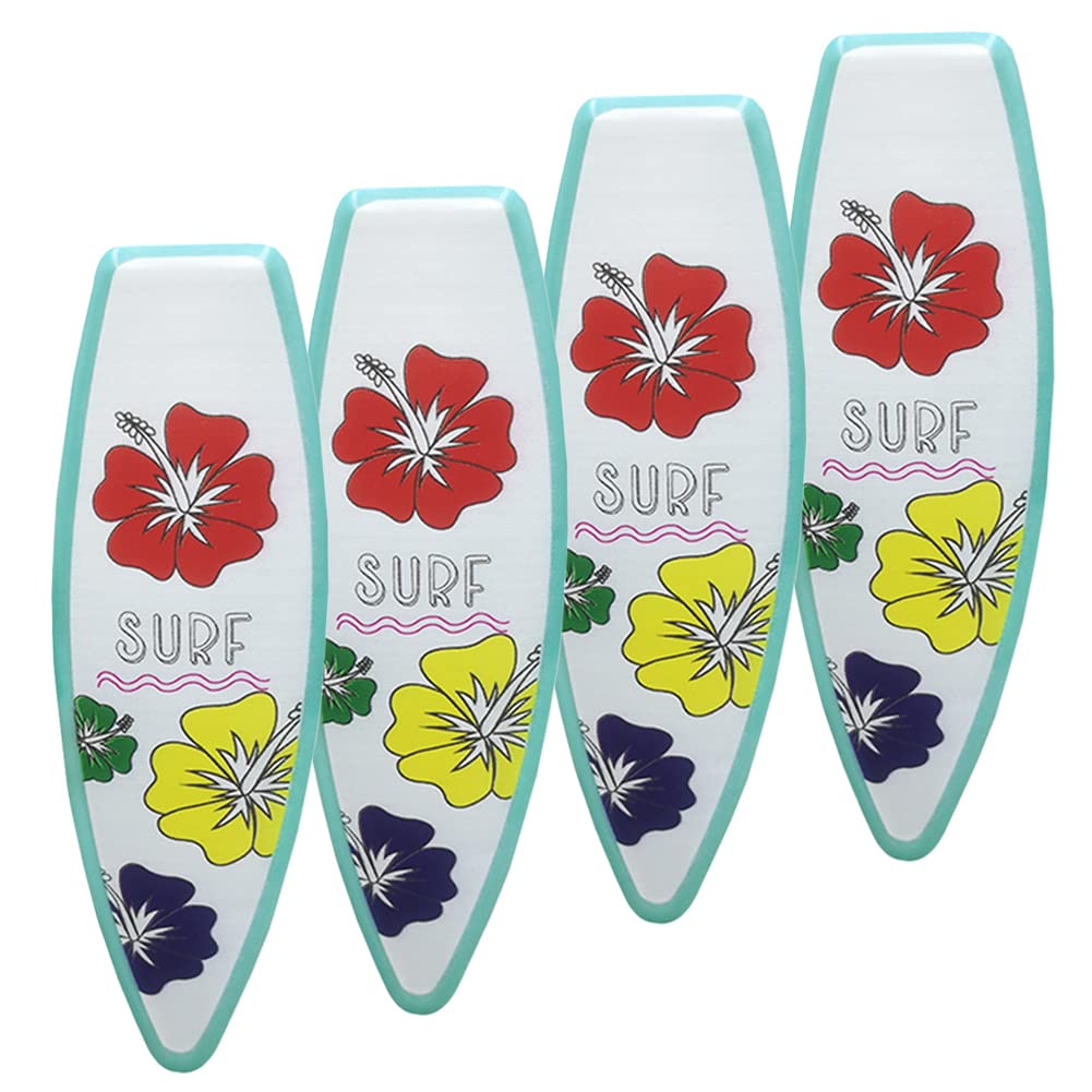 Kirmoo 4 Pieces Beach Towel Clips For Beach Pool & Cruise Chairs Margarita Surfboard,Plastic Clothes Pins Beach Towel Holders Se