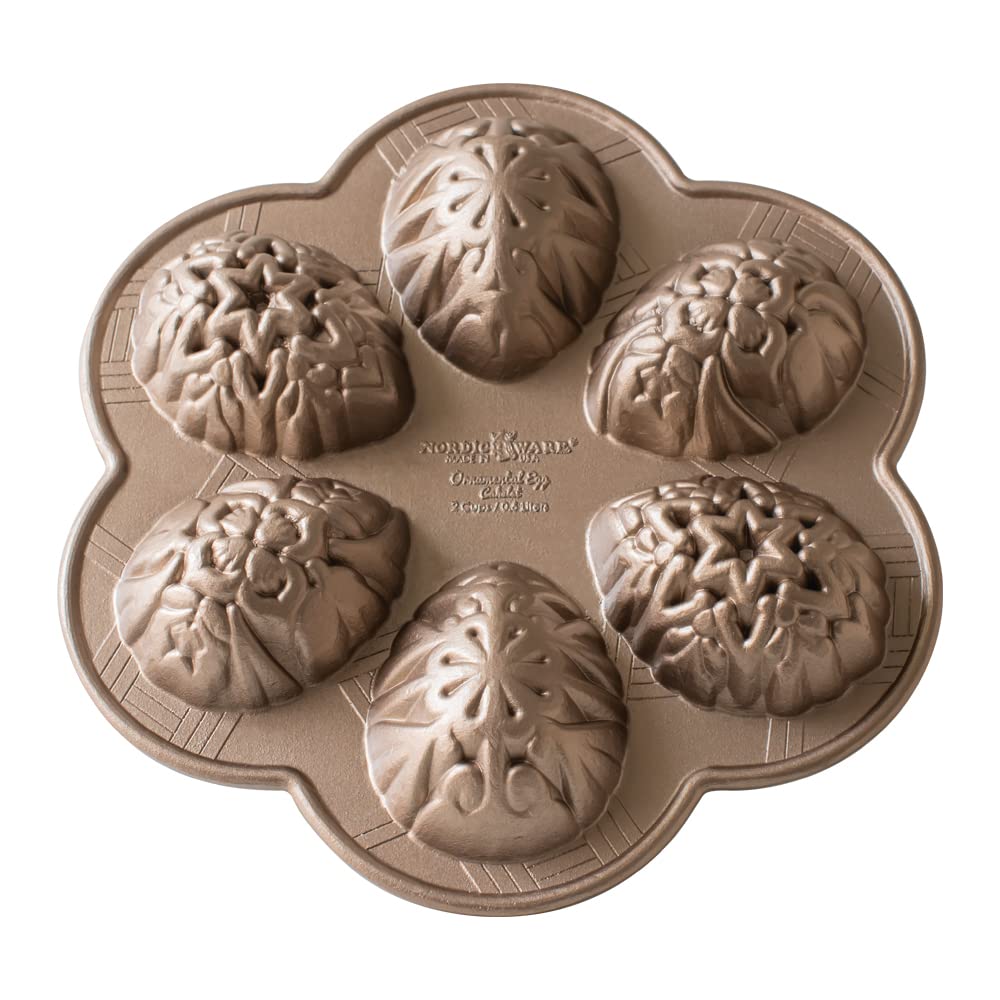 Nordic Ware Ornamental Egg Cakelet Pan