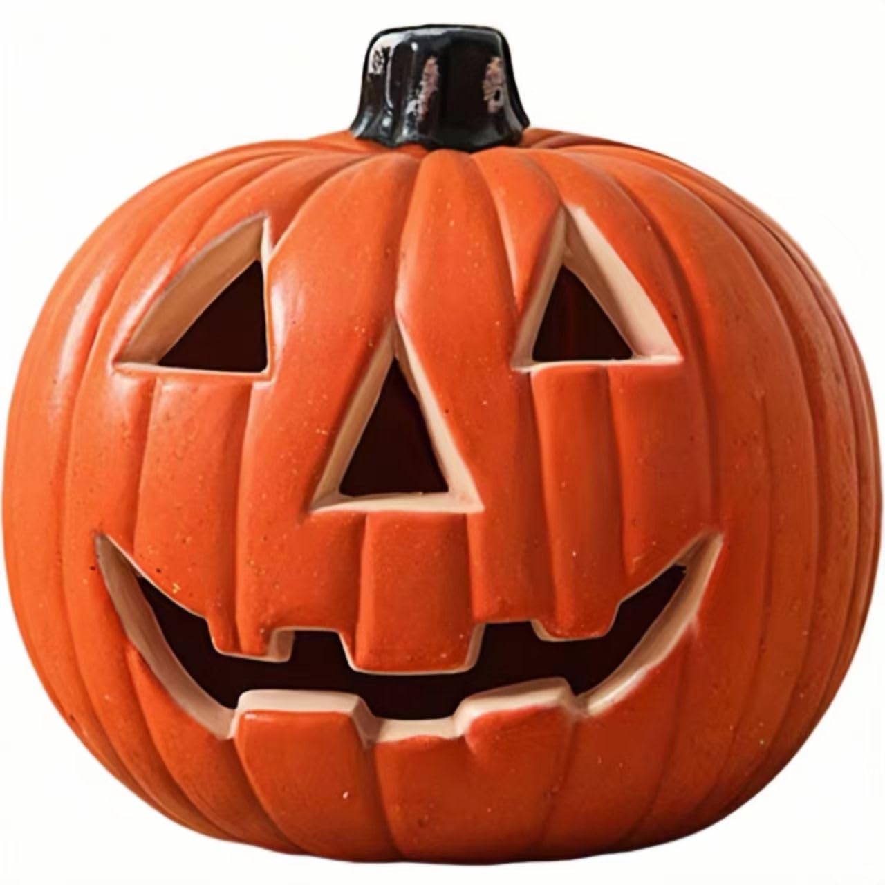 Classic Jack o Lantern Decor Halloween Pumpkinws Decor Set - Spooky Halloween Home Decor for Table, Mantel & Party or Halloween 