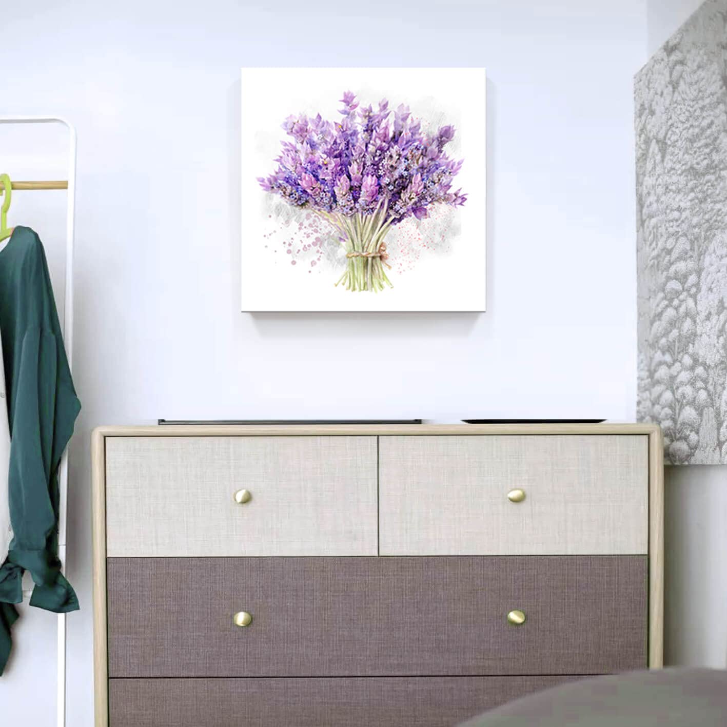 Wall Art For Bedroom Botanical Wall art Flowers Wall art Bathroom Wall Pictures Flower Prints Wall art Purple Red Canvas Wall Art Floral Picture Living Room Girls Room Kids Room Decor 14'' x 14''