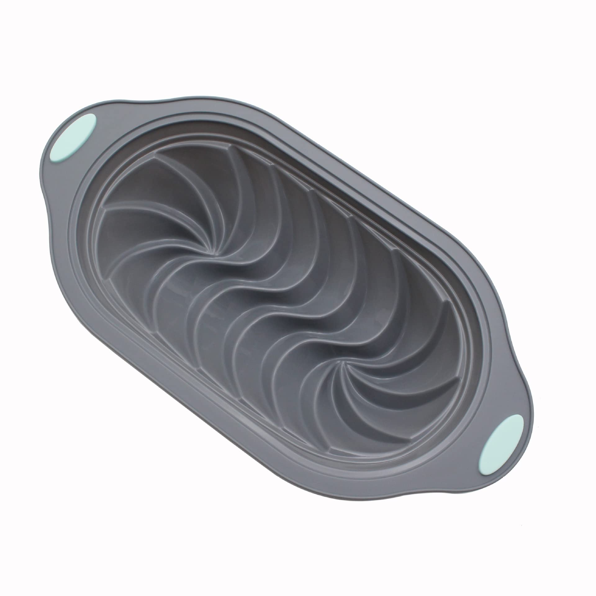 Zicobox Food Grade Steel Ring Silicone Toast Cake Tray Cake Bread Baking Molds,Rectangle Cake Mold Screw-Thread 3D Cake Mold Bak