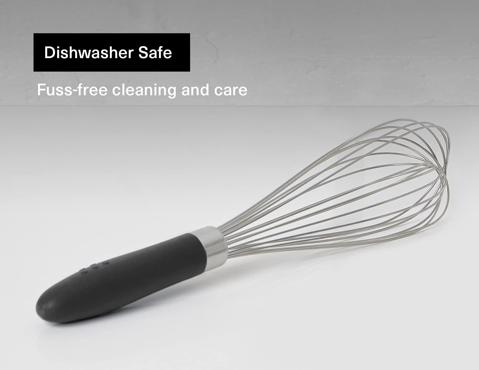 Misen Deluxe Stainless Steel Balloon Whisk - Ergonomic Silicone Grip - Versatile Cooking Whisk For Eggs, Cream, Dishwasher Safe,